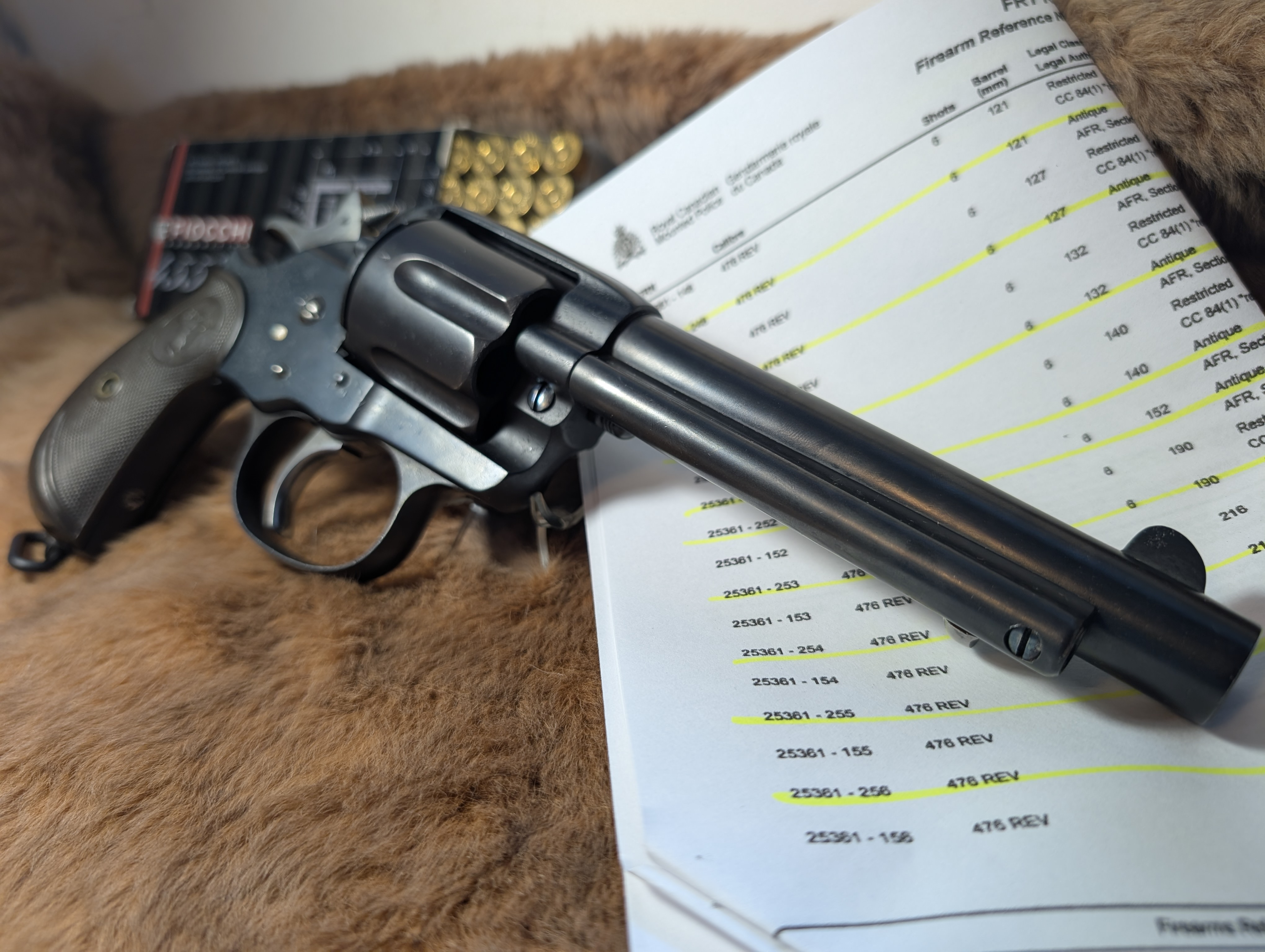 Photo of Antique shiny BLACK BEAUTY Colt 1878 Frontier Revolver in .476/.455 Webley