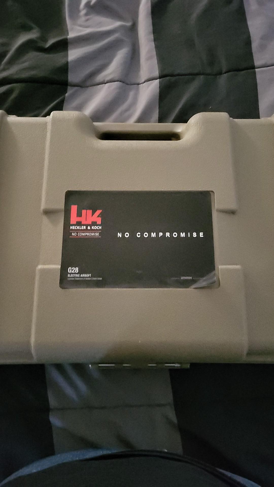 Photo of Elite Force / Umarex H&K G28 Airsoft AEG Designated Marksman Rifle by VFC - Dark Earth / Limited Edition Kit