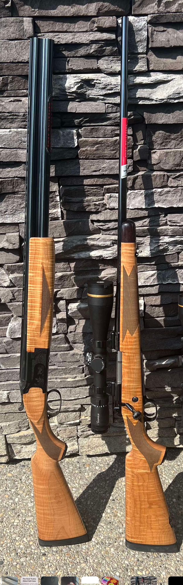 Photo of Maple Winchesters super grade and 101 field deluxe 