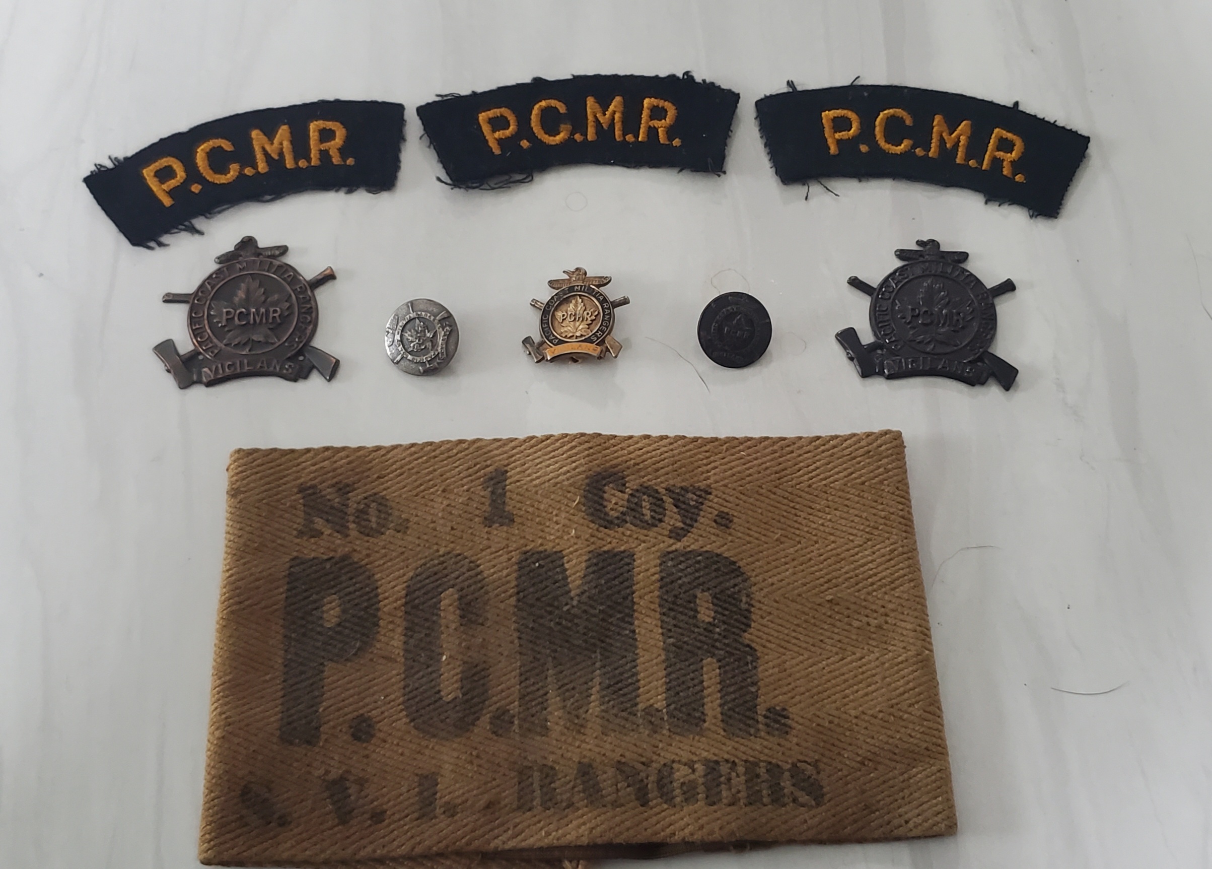 Photo of Looking for Pacific Coast Militia Rangers items. PCMR