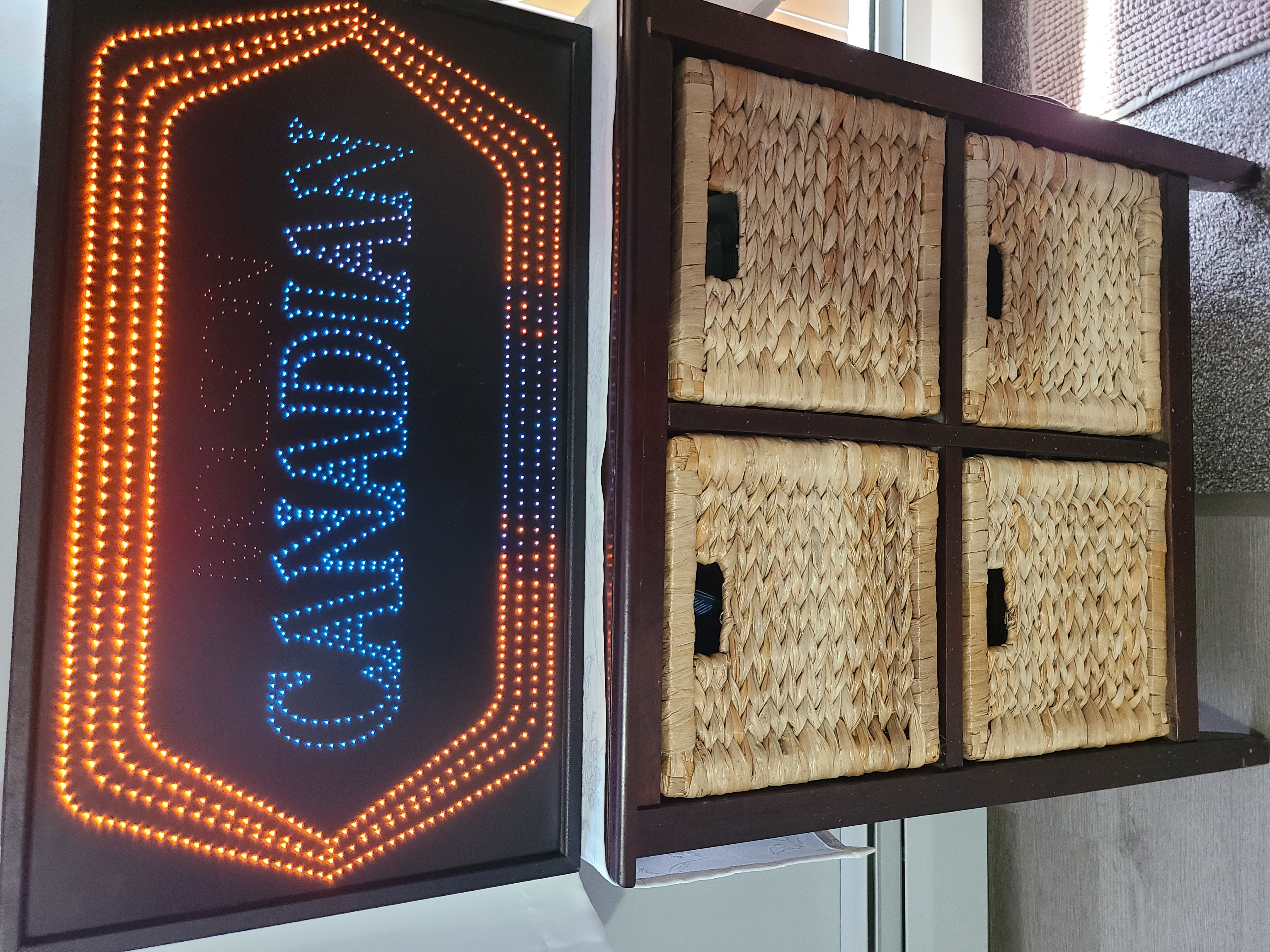 Photo of Bar light , color changing fiber optic.