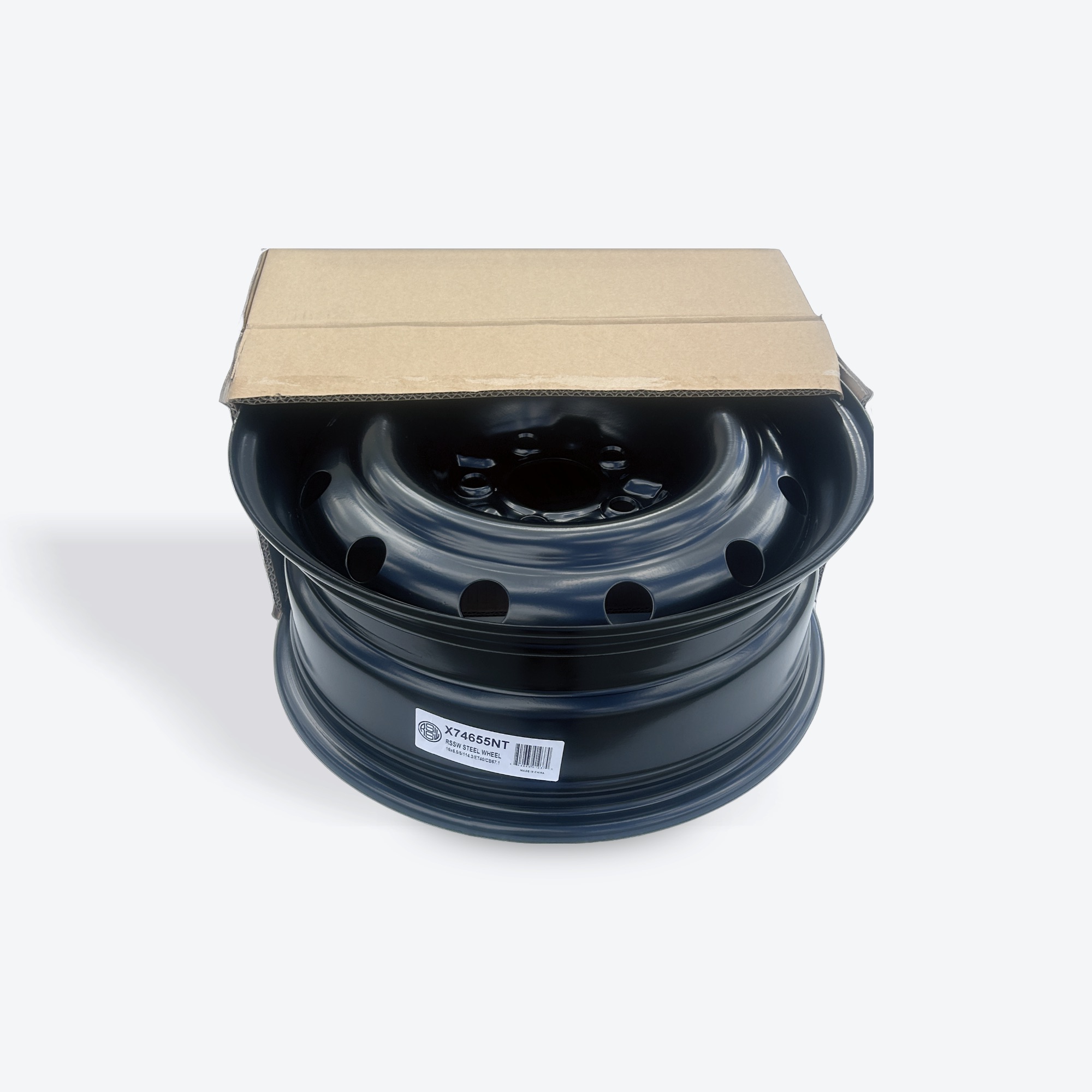 Photo of NEW in unopened box 16" Steel Rims Winter approved.