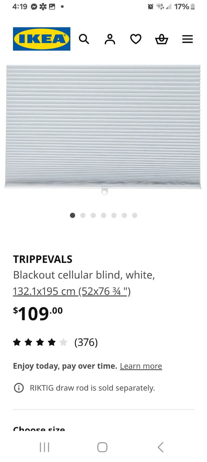 Photo of New blinds in the box