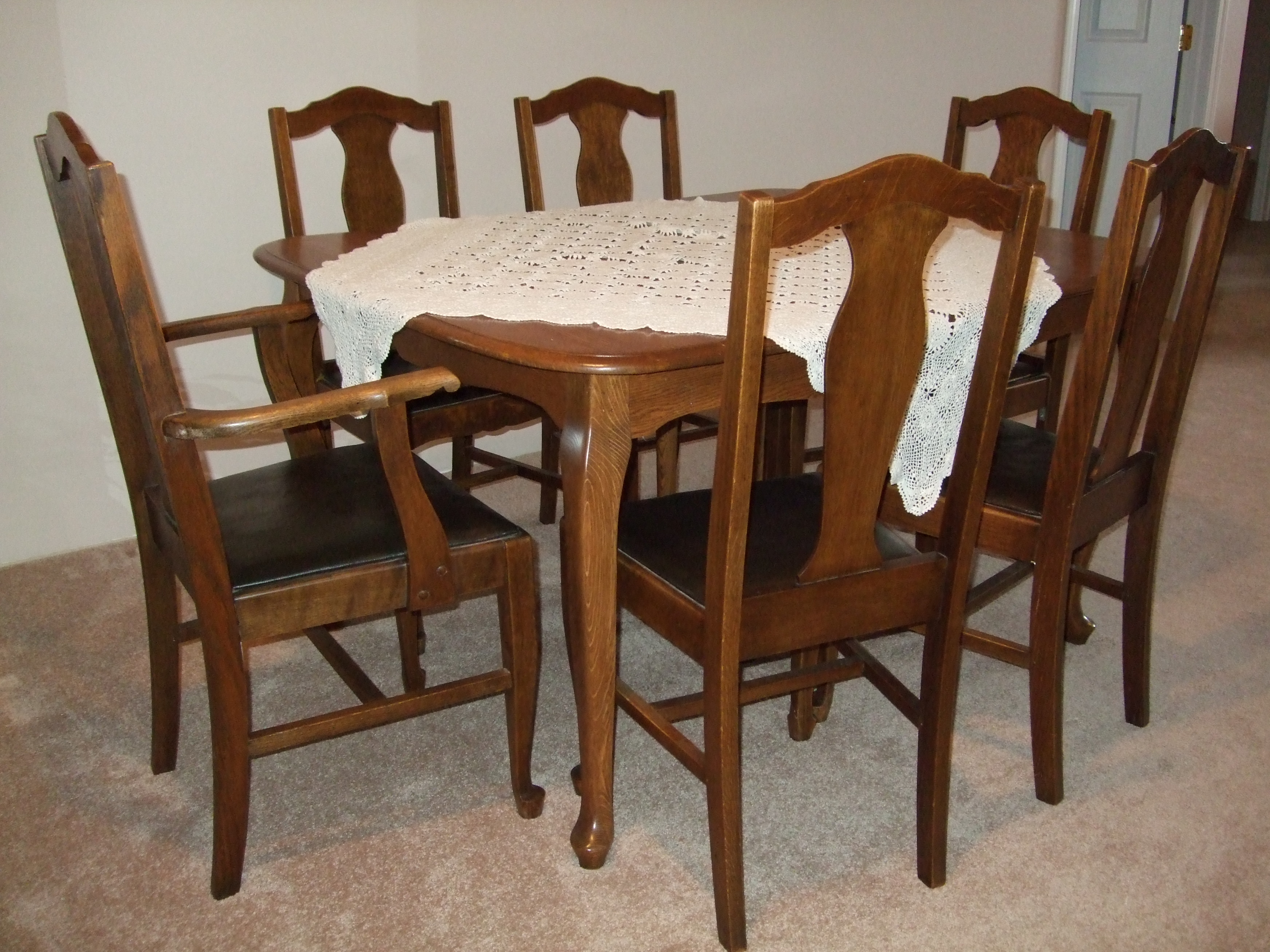 Photo of Antique Dining table and 6 chairs