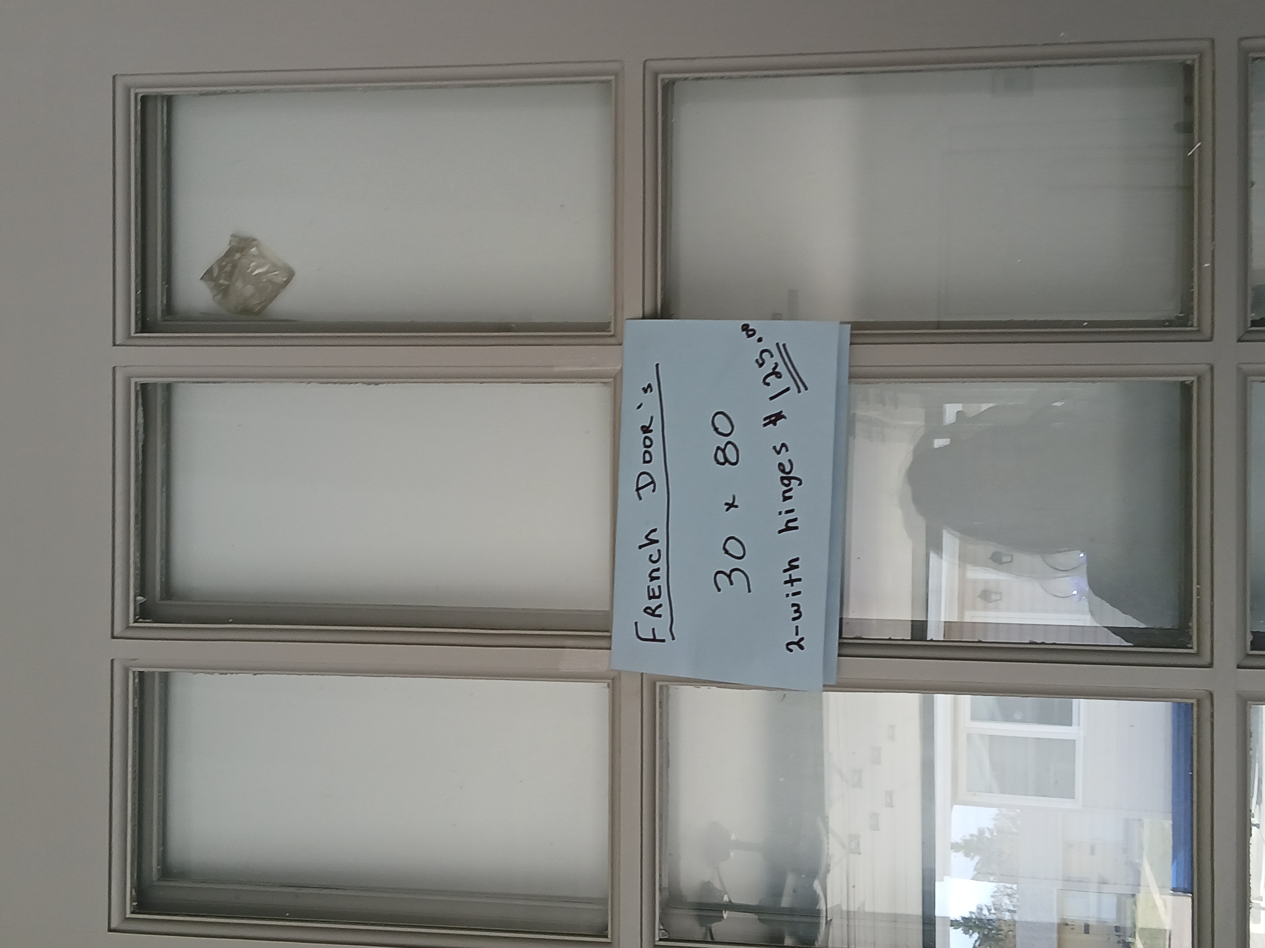 Photo of French doors 🚪  $ 125.00 