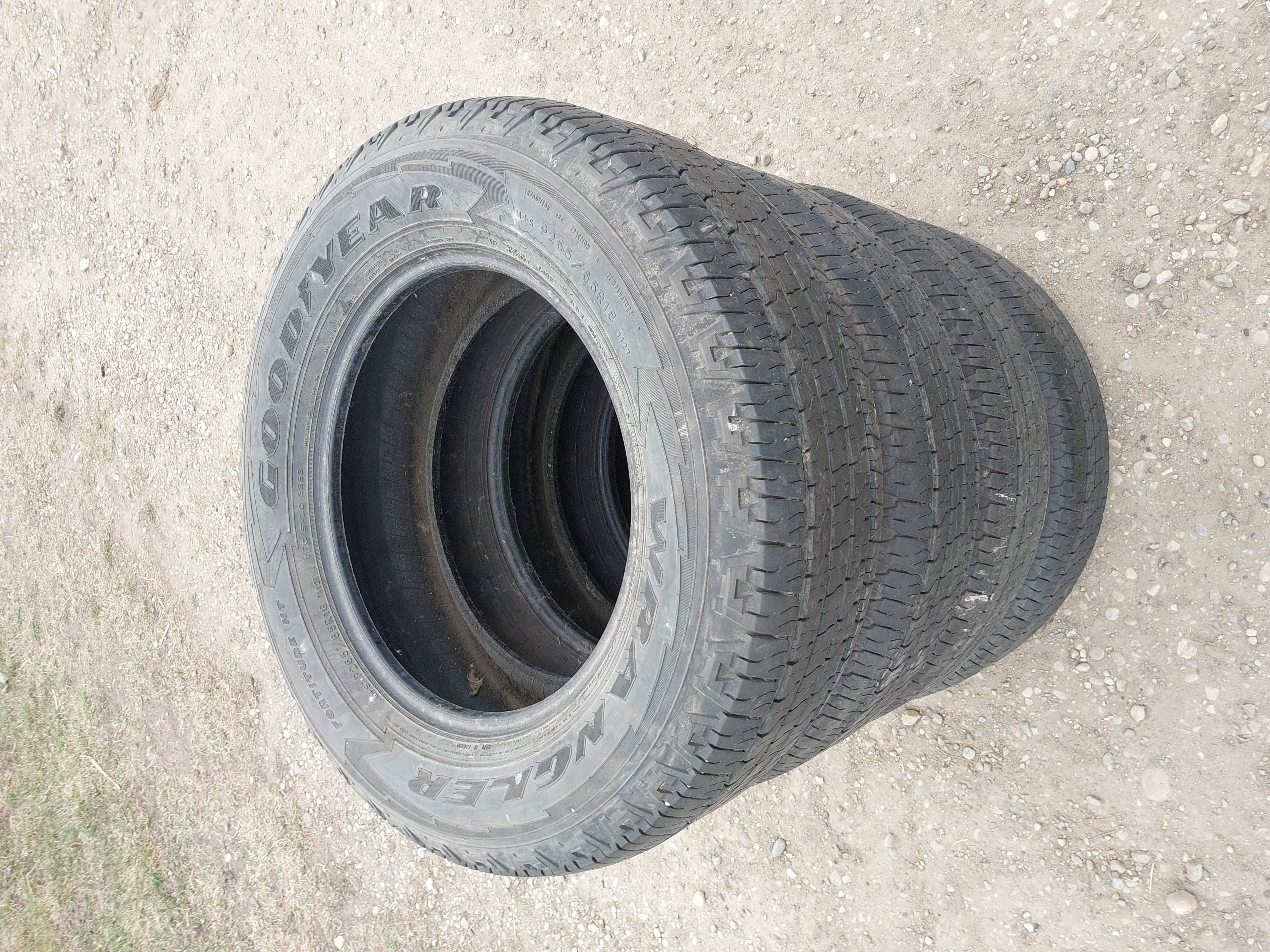 Photo of P265/65R18 tire set for sale