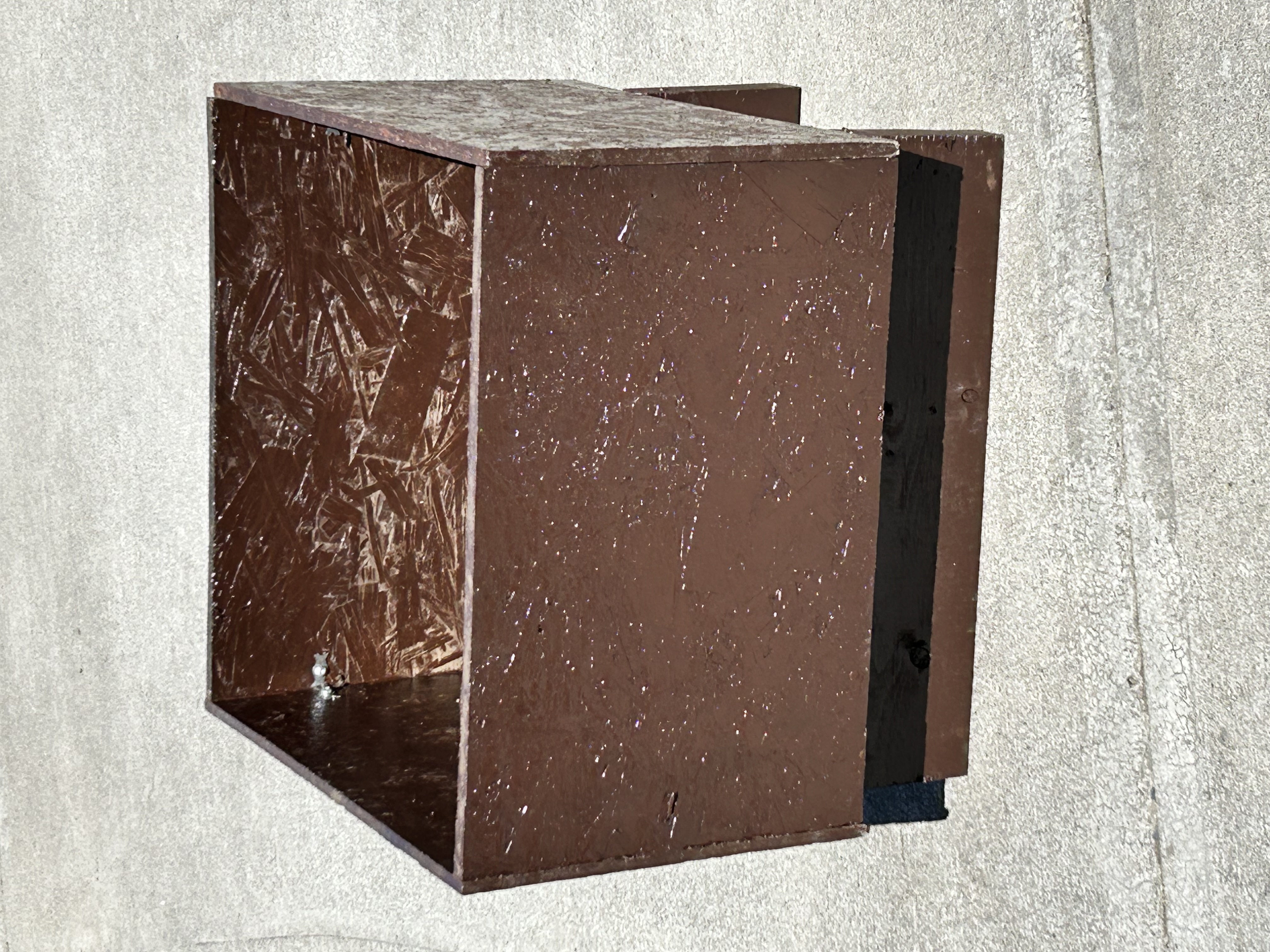 Photo of Hand made dark brown planter box