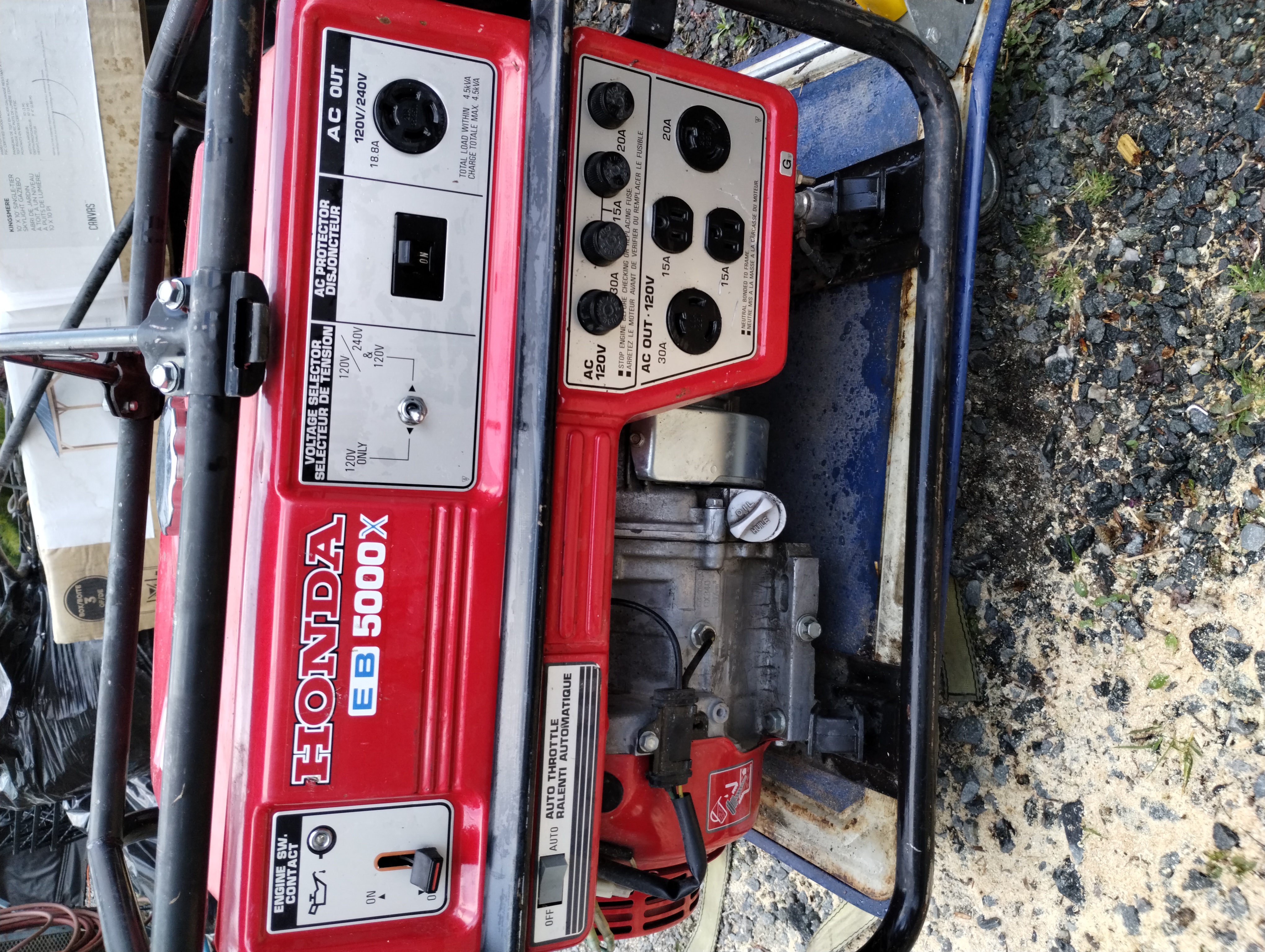 Photo of Honda eb5500 generator