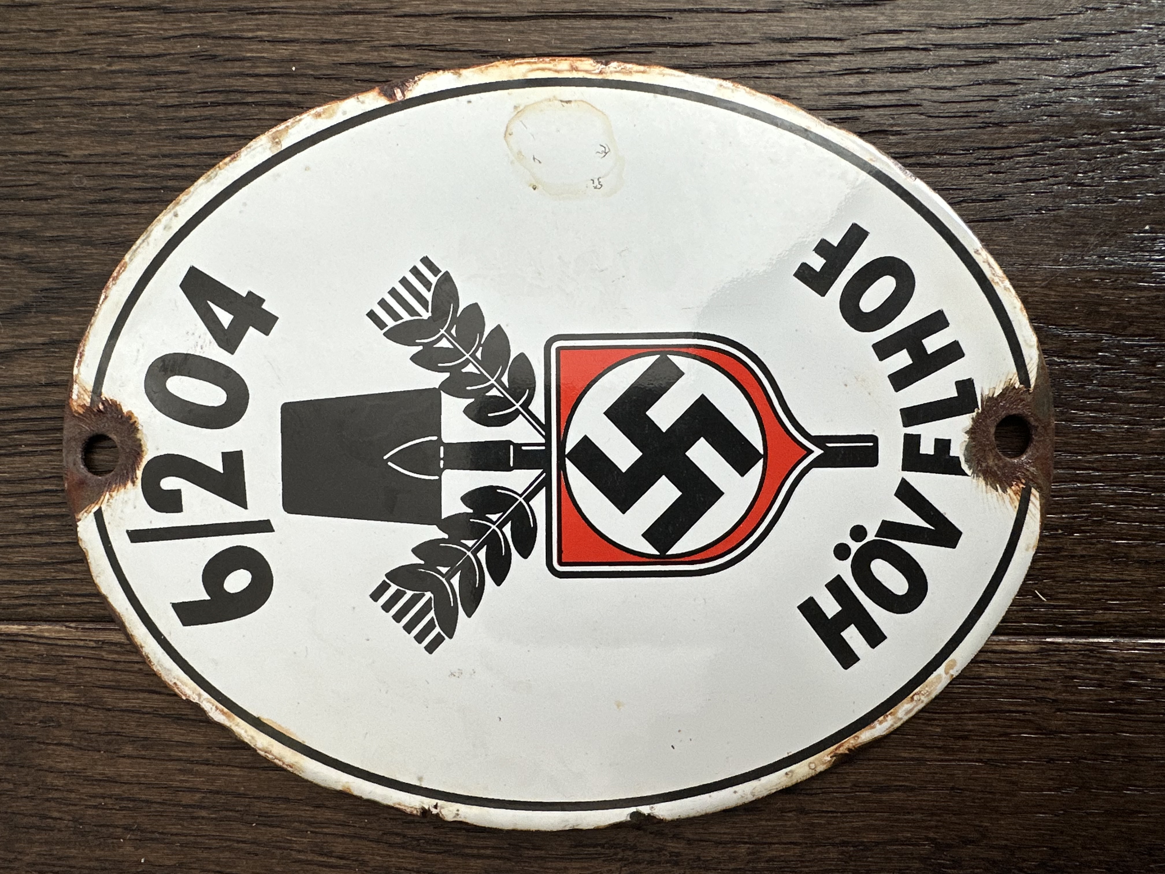 Photo of WW2 Authentic German Sign * Price Reduced*