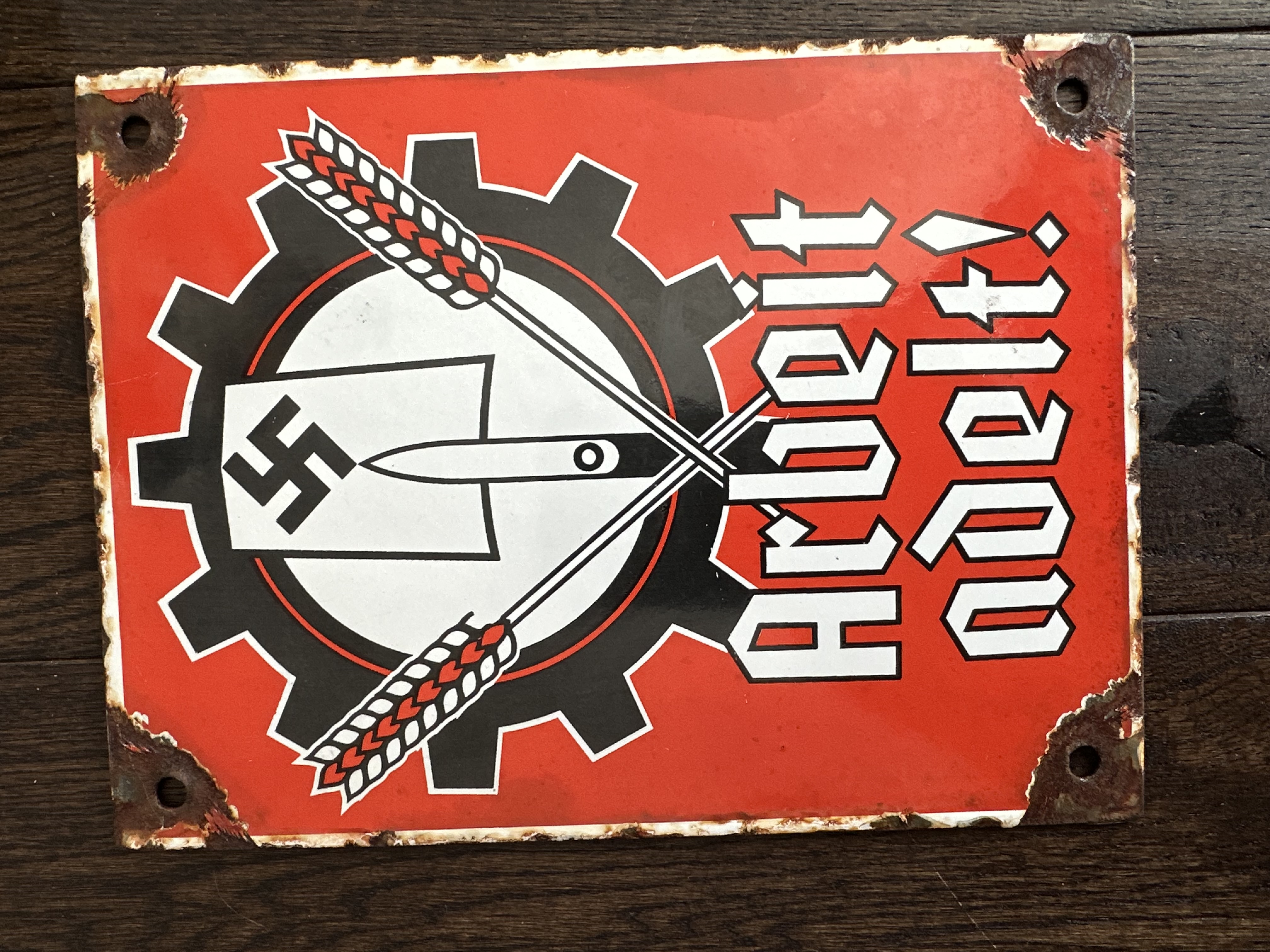 Photo of WW2 German Propaganda Sign *price reduced*