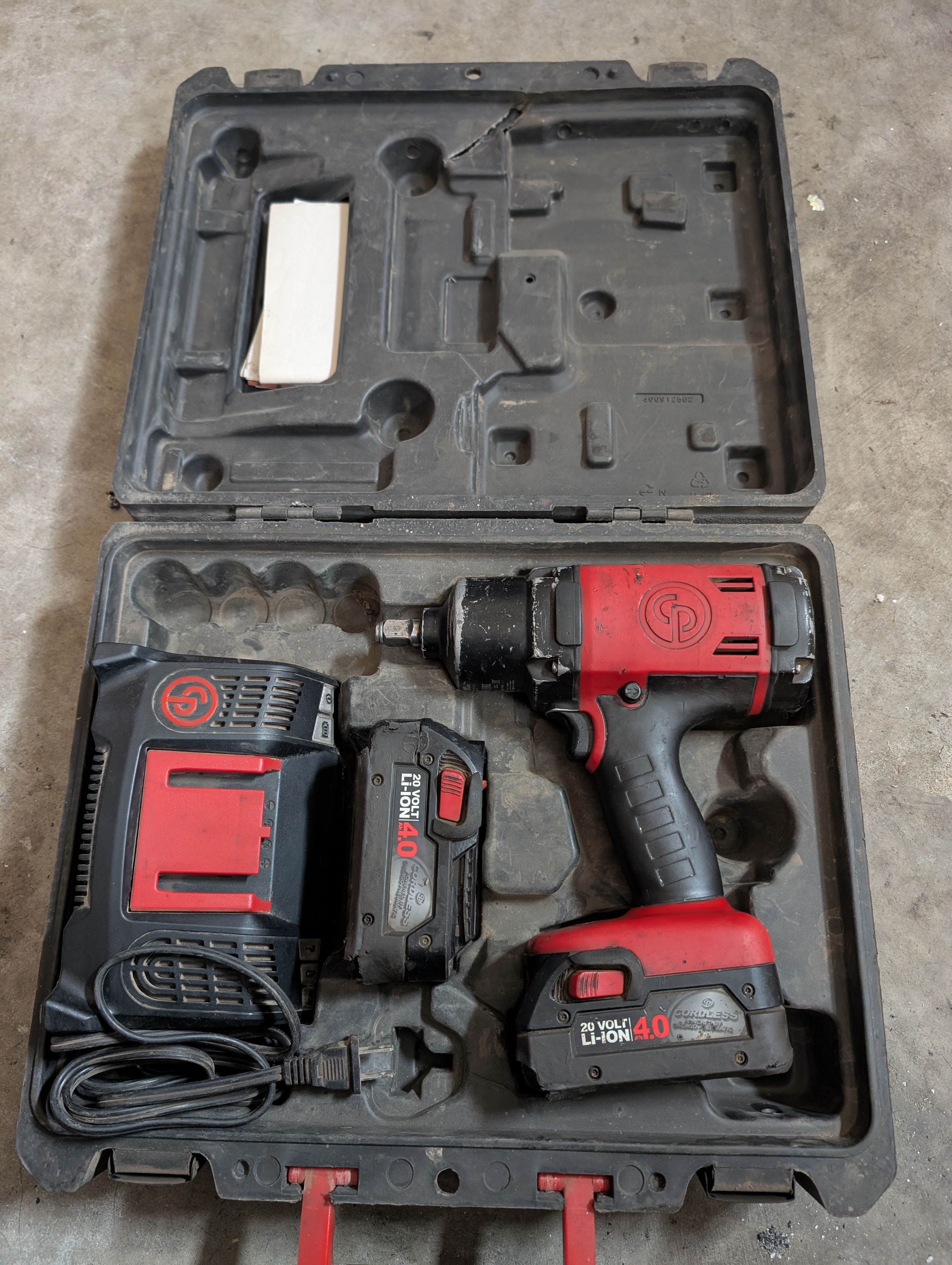 Photo of 20 volt 1/2" cordless impact 