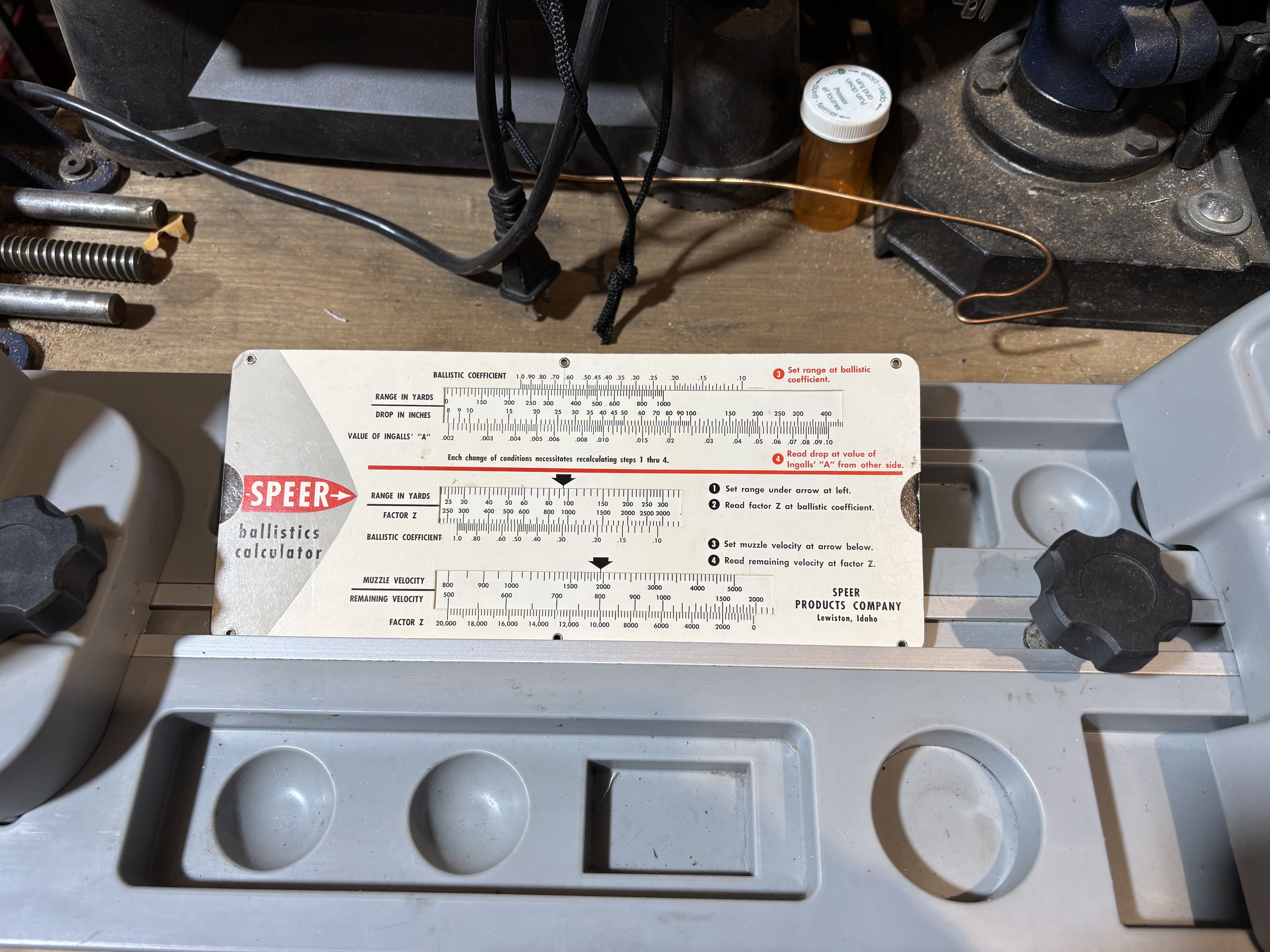 Photo of Speer Ballistic Calculator 