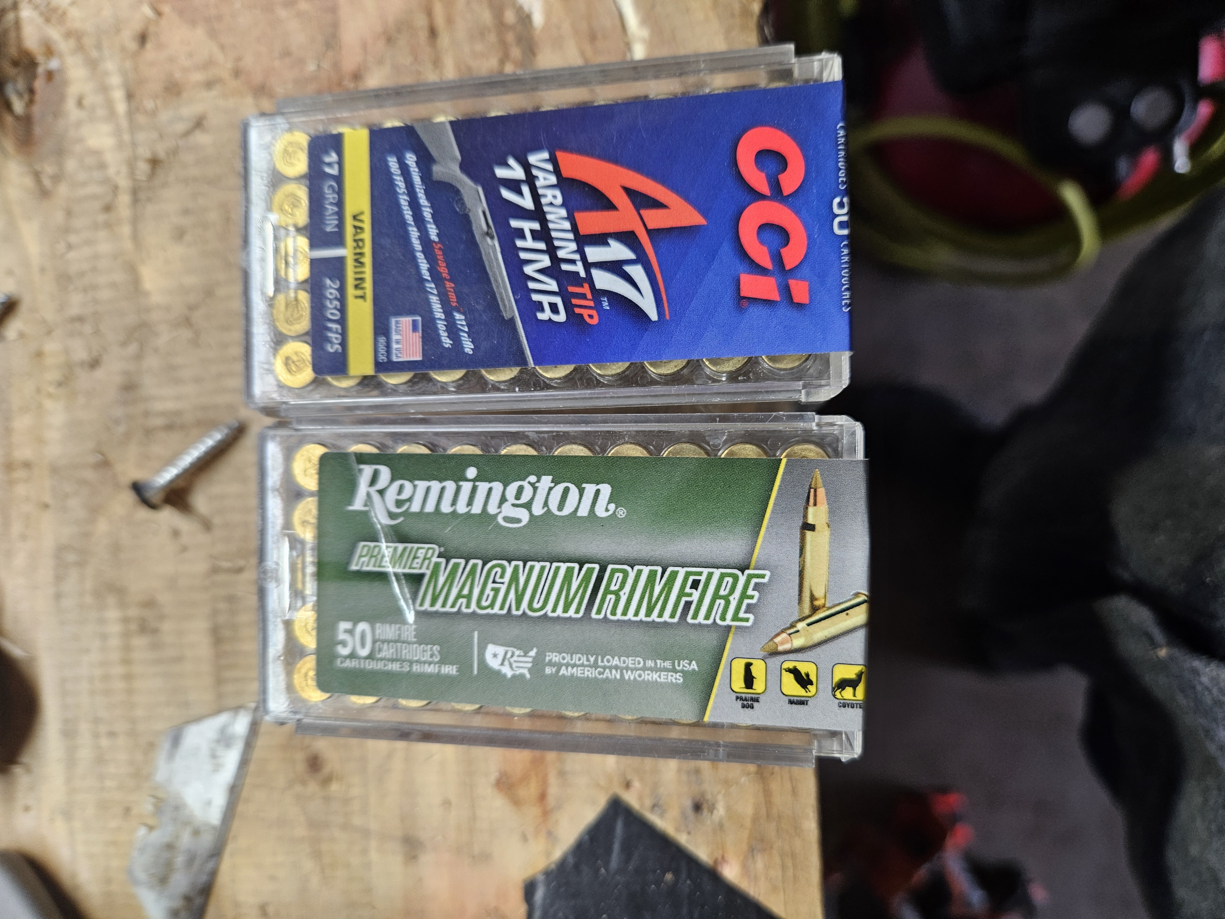 Photo of 17hmr ammo