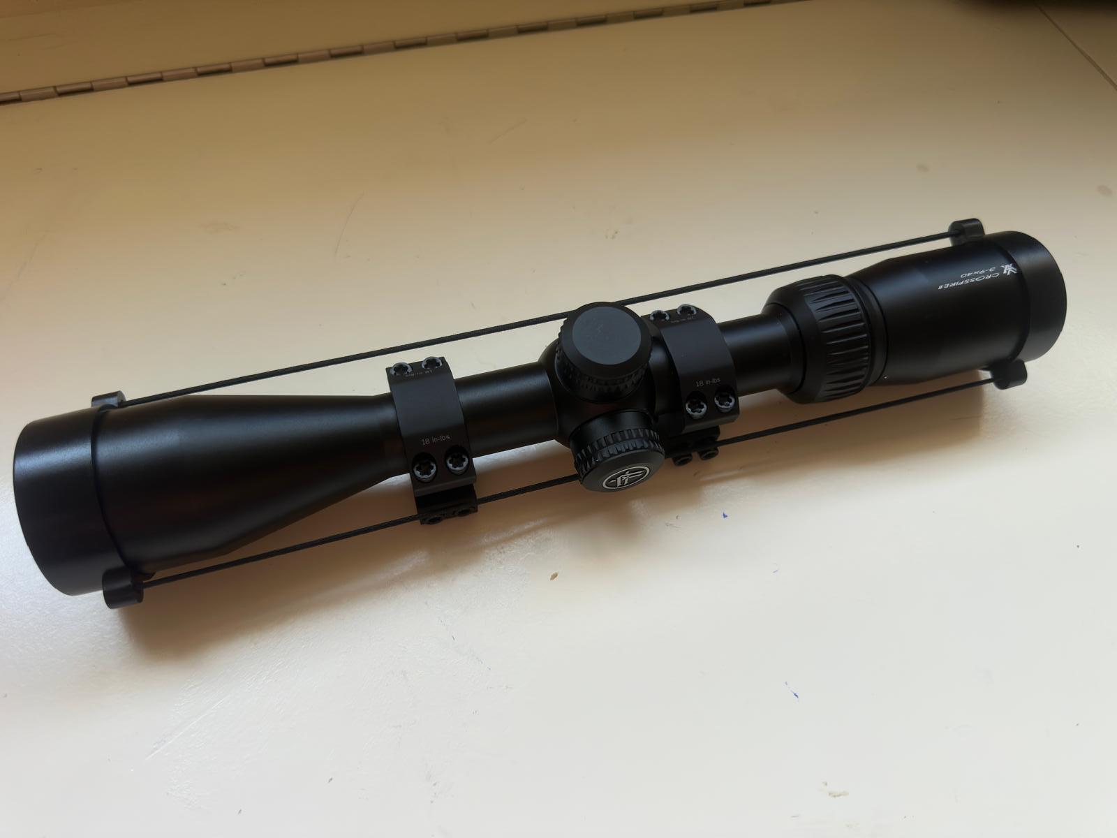 Photo of Vortex Crossfire II 3-9x40 + Vortex Optics Pro Series Rings