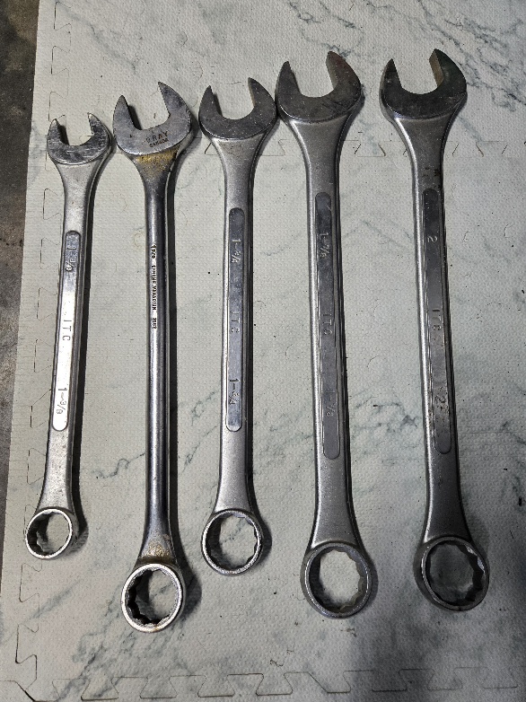 Photo of Tools for Sale, Large Combination Wrenches