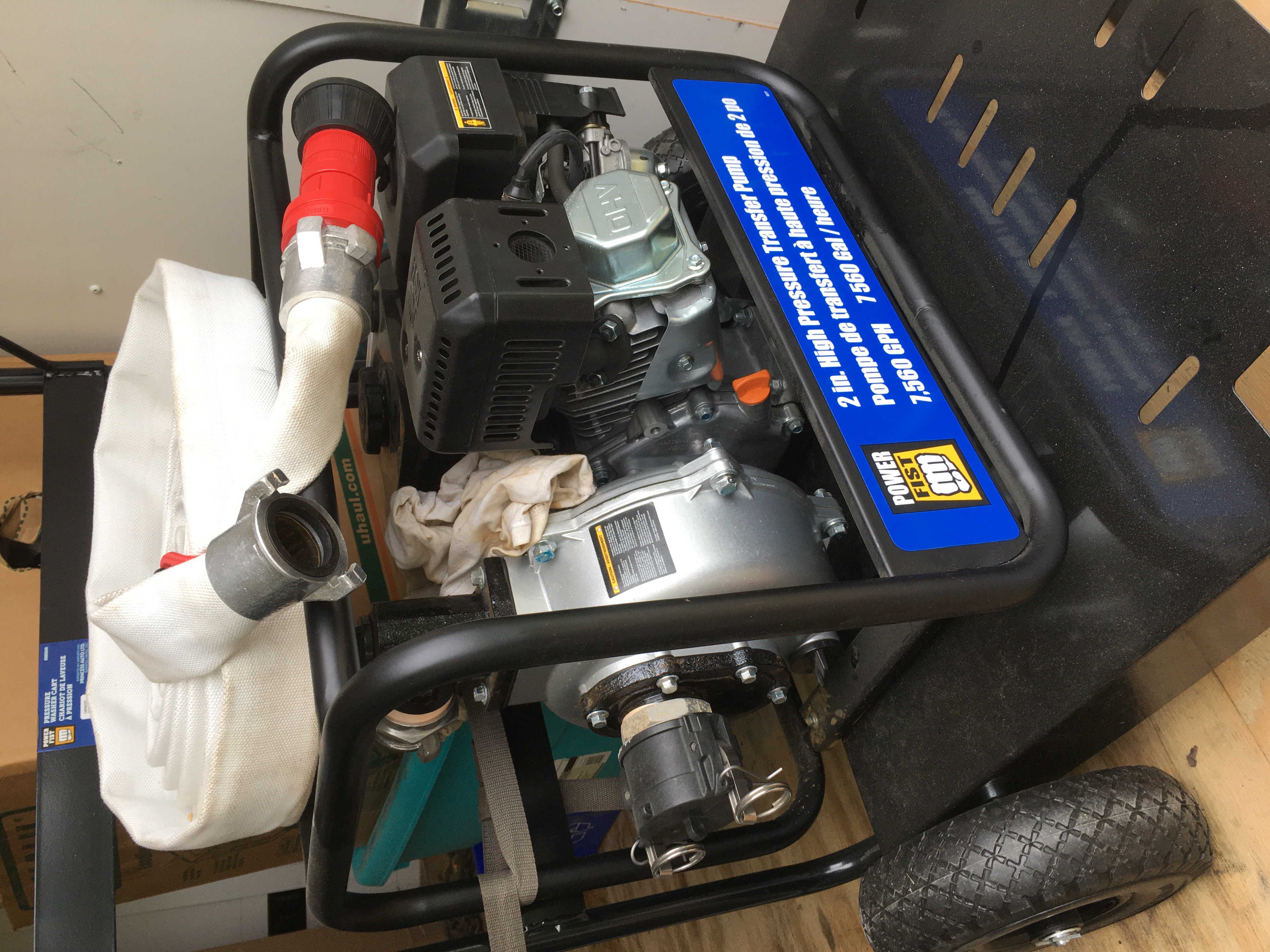 Photo of 2” water pump