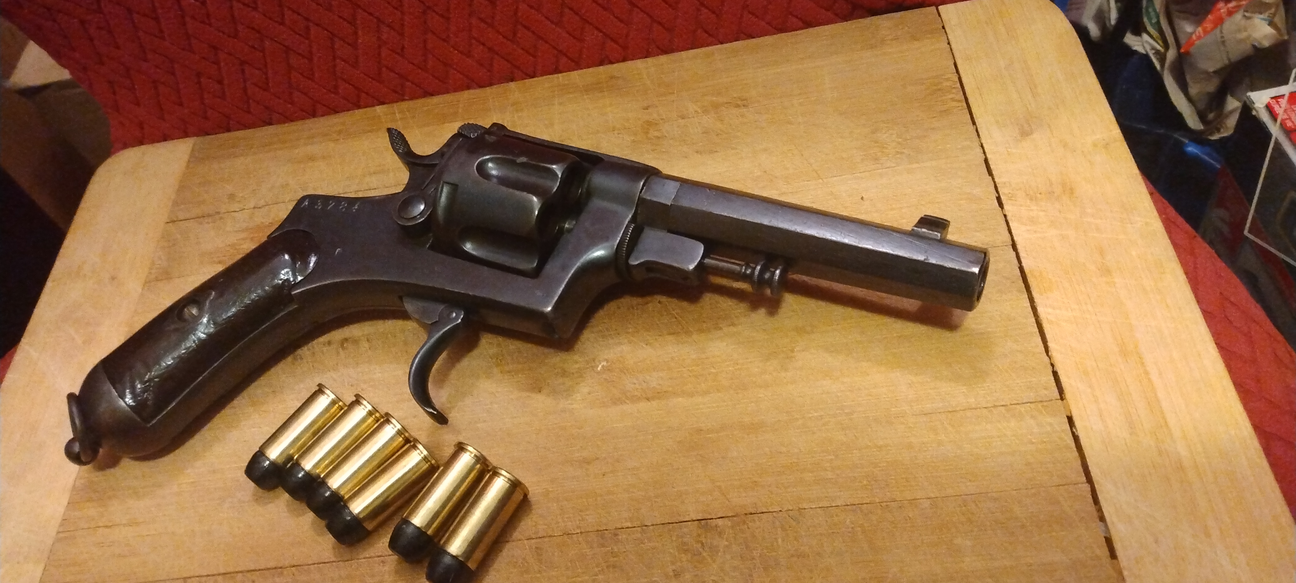 Photo of Italian Army Service Revolver Model 1889 Bodeo  44Russian/10.4mm Rev Antique. $3000