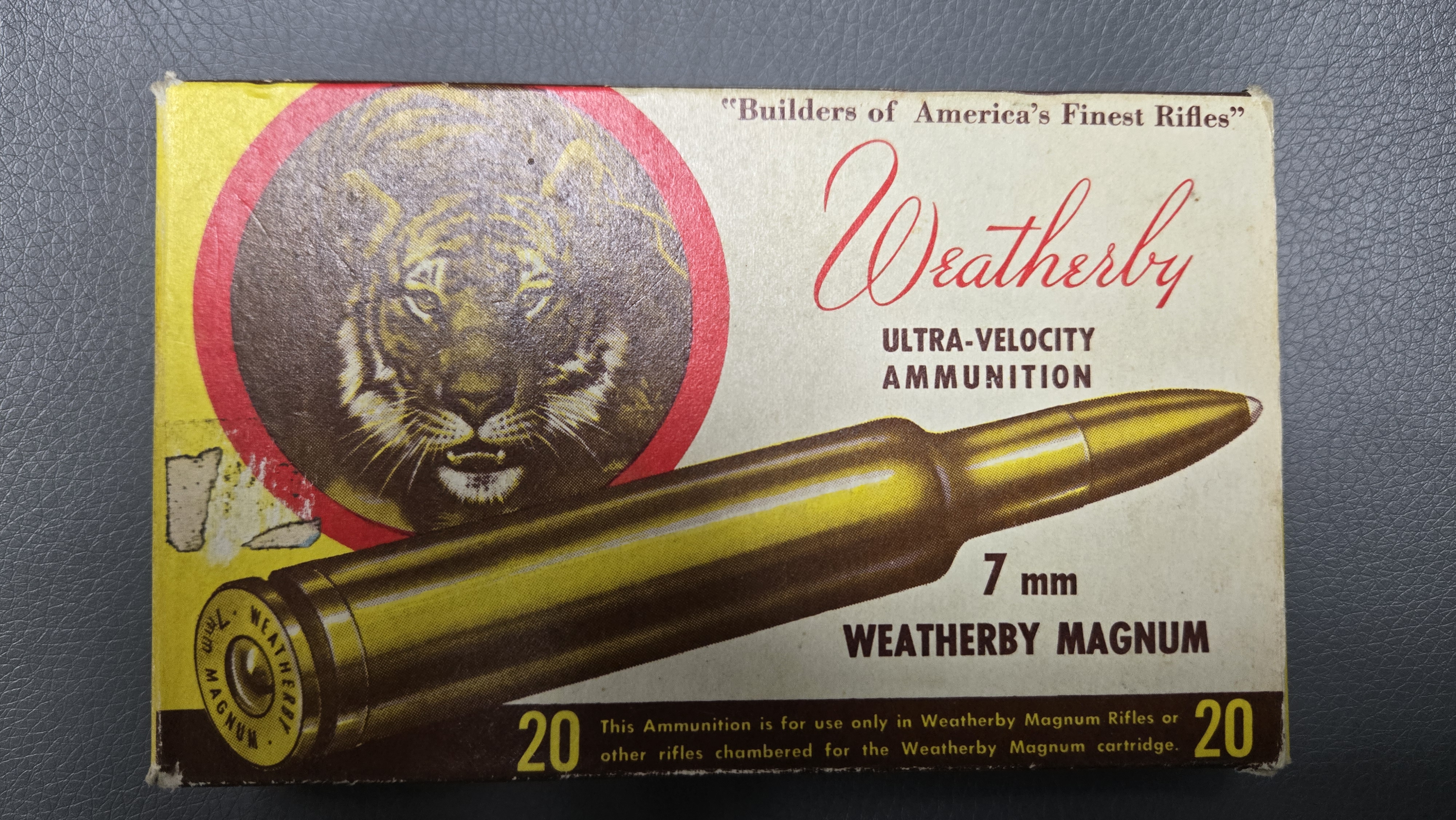 Photo of 7mm Remington Magnum Brass in vintage box