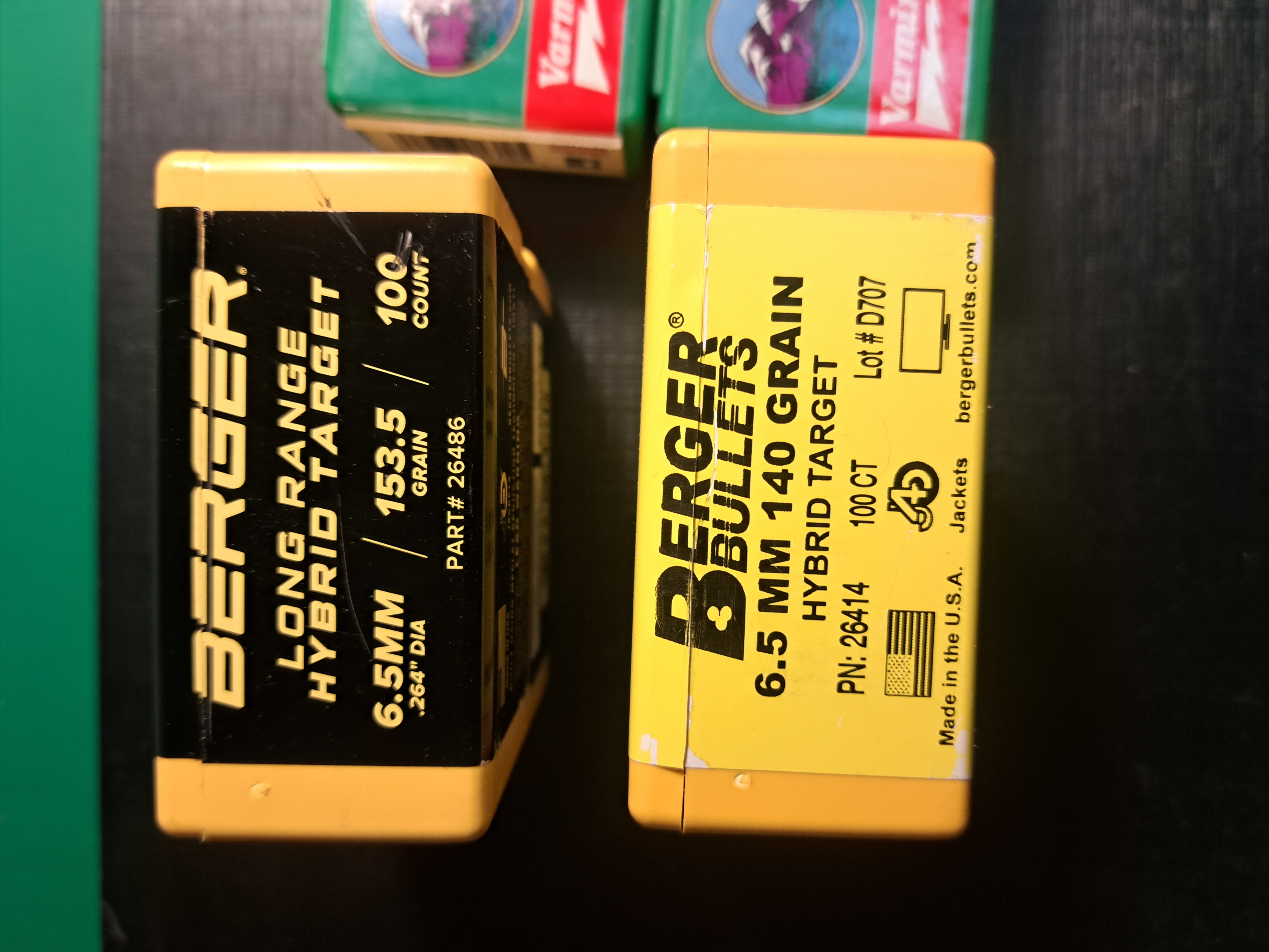 Photo of 6.5 mm projectiles