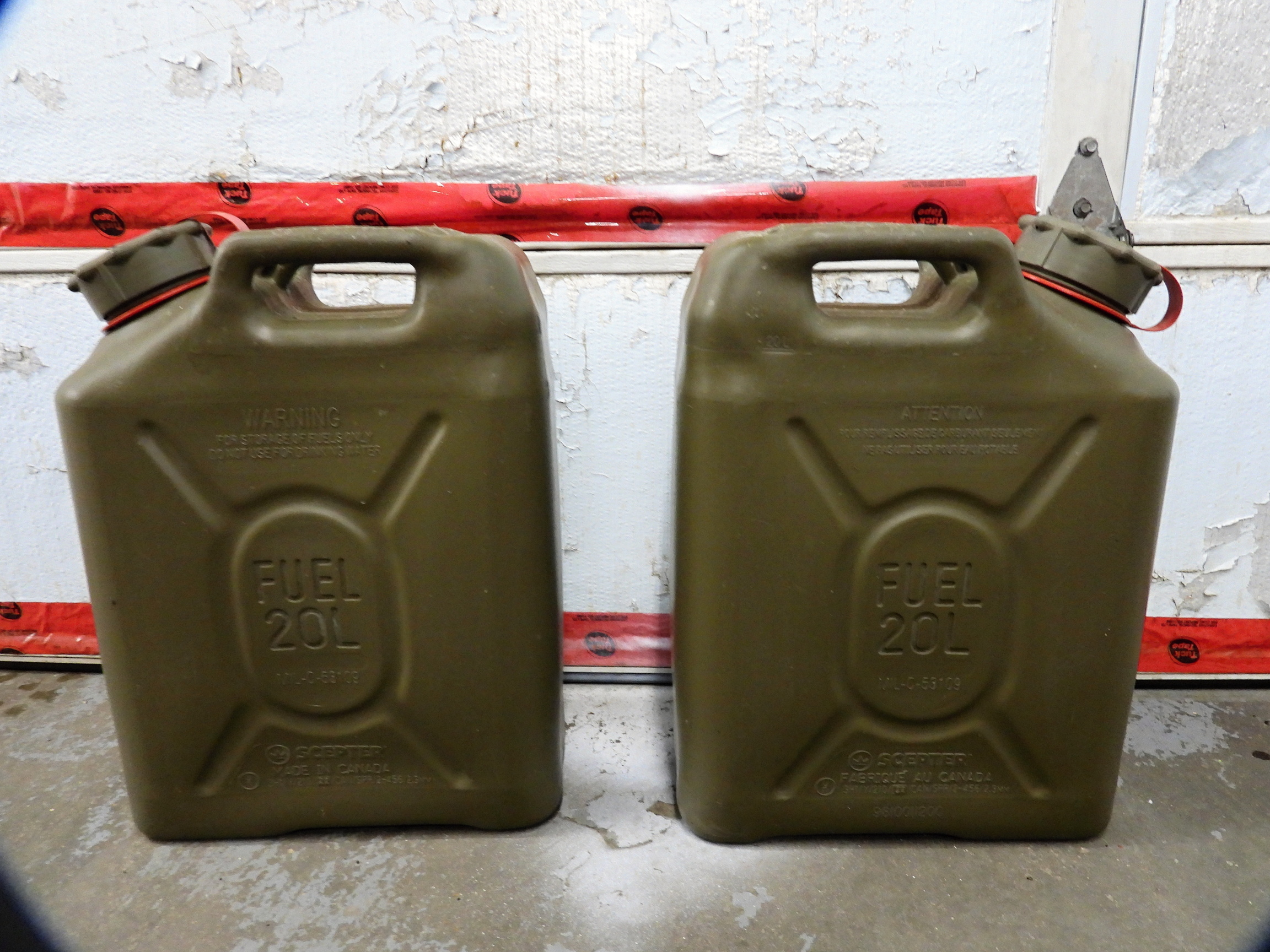 Photo of  GREEN SCEPTER 20 L (5 Gal.) GASOLINE JERRY CANS