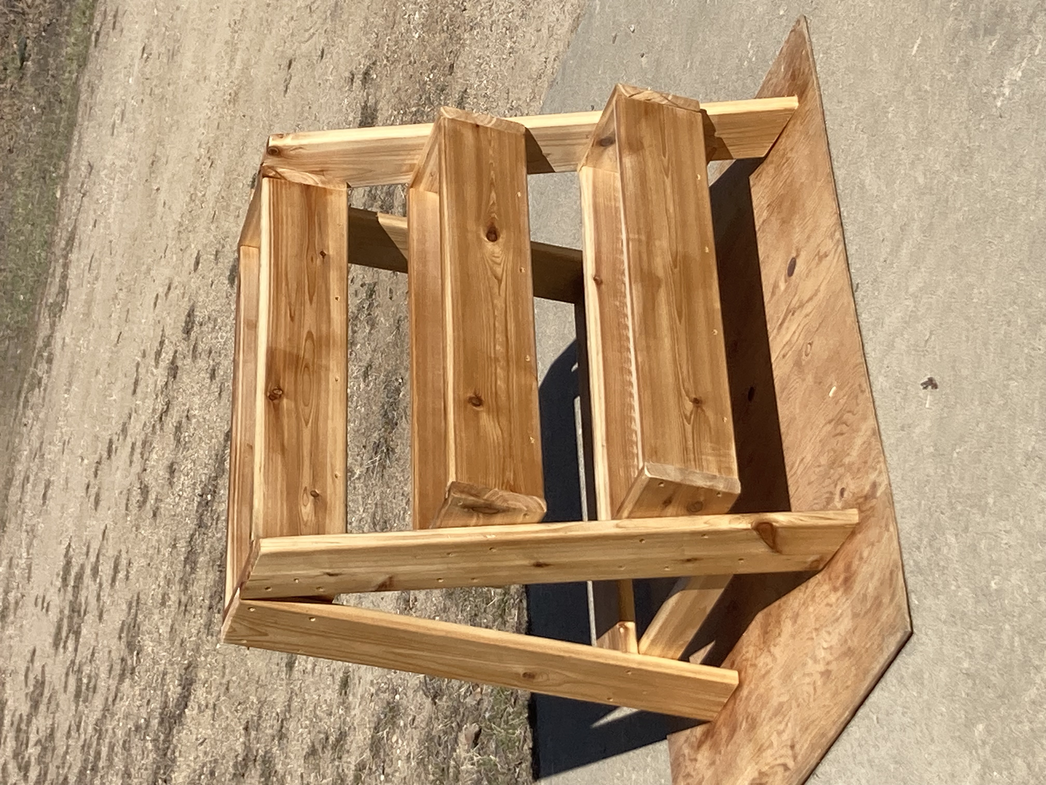 Photo of 3 tier cedar planter for sale