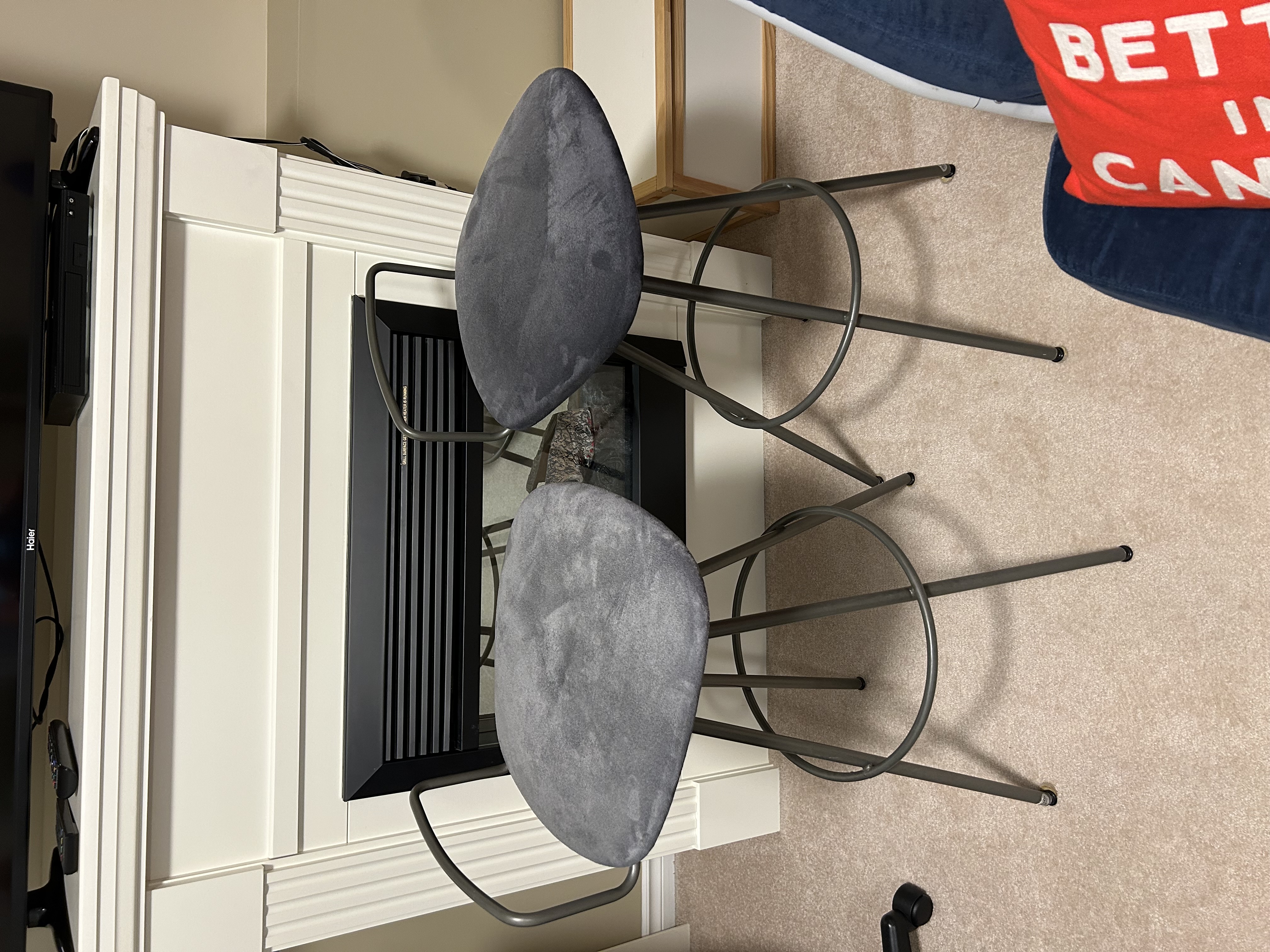 Photo of 2 bar stools for sale 