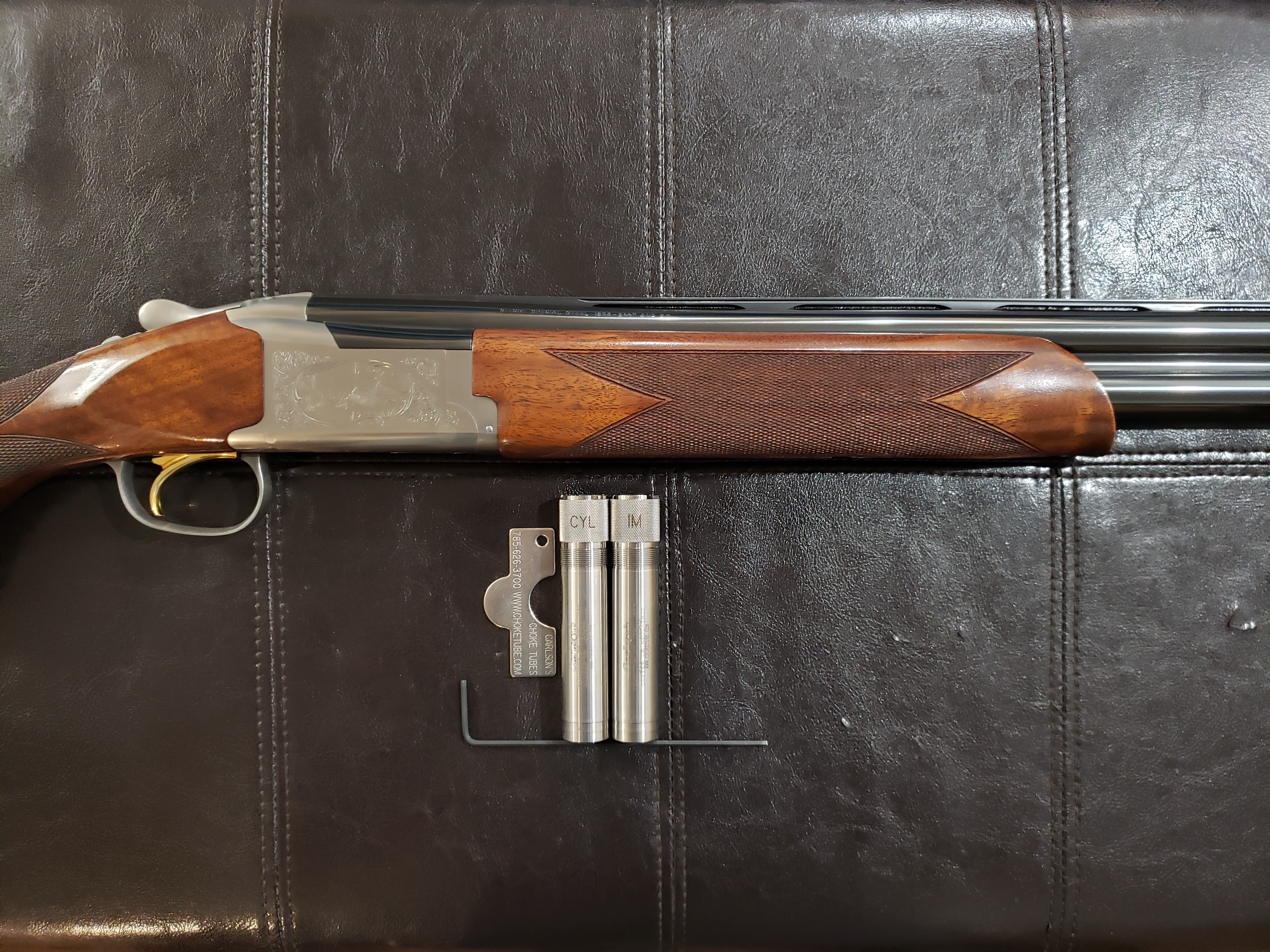 Photo of Browning Citori 725 28" Over & Under Shotgun w/ Graco Adj. Stock (& 4× Carlson's Chokes)