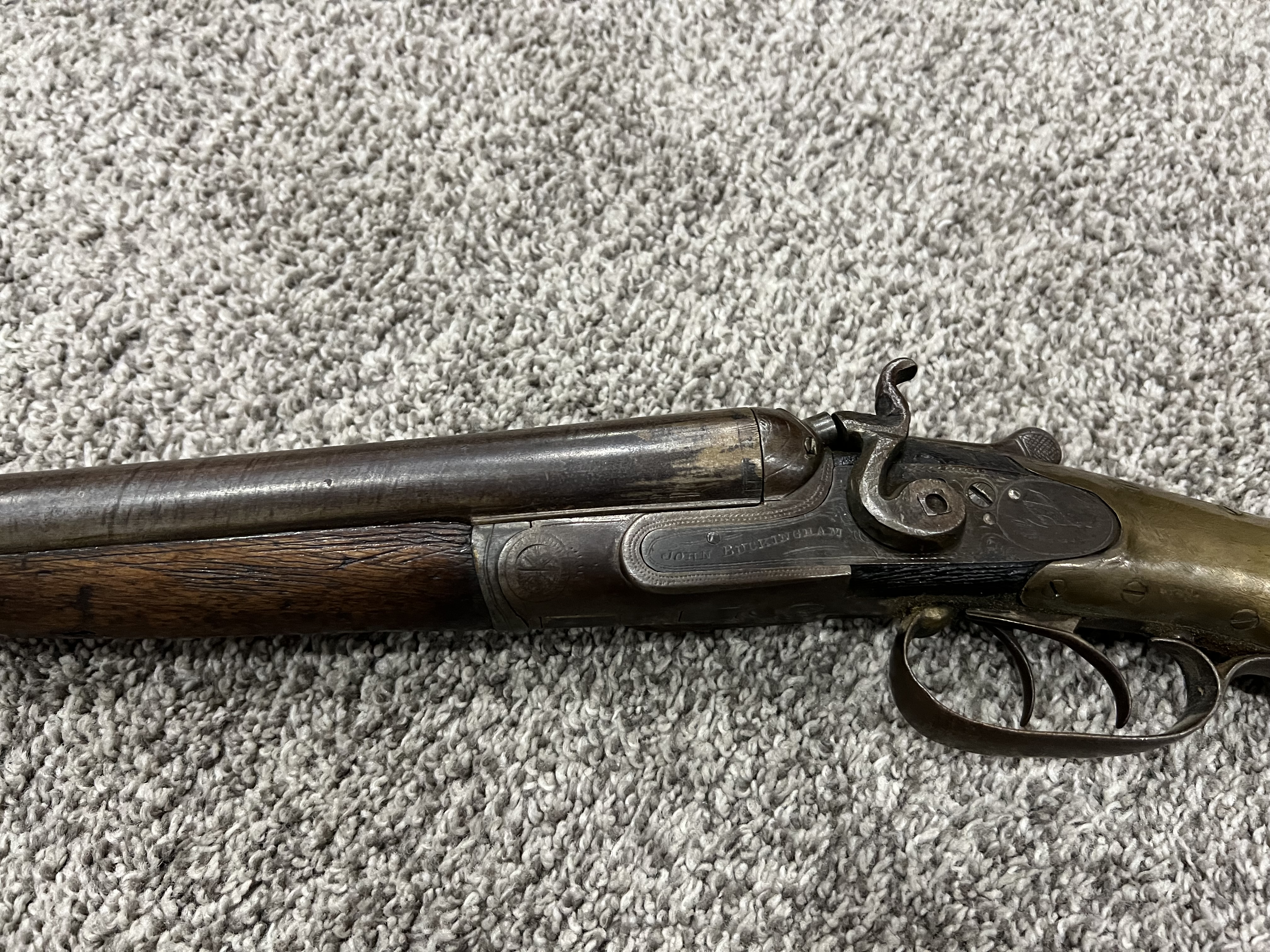 Photo of John Buckingham shotgun