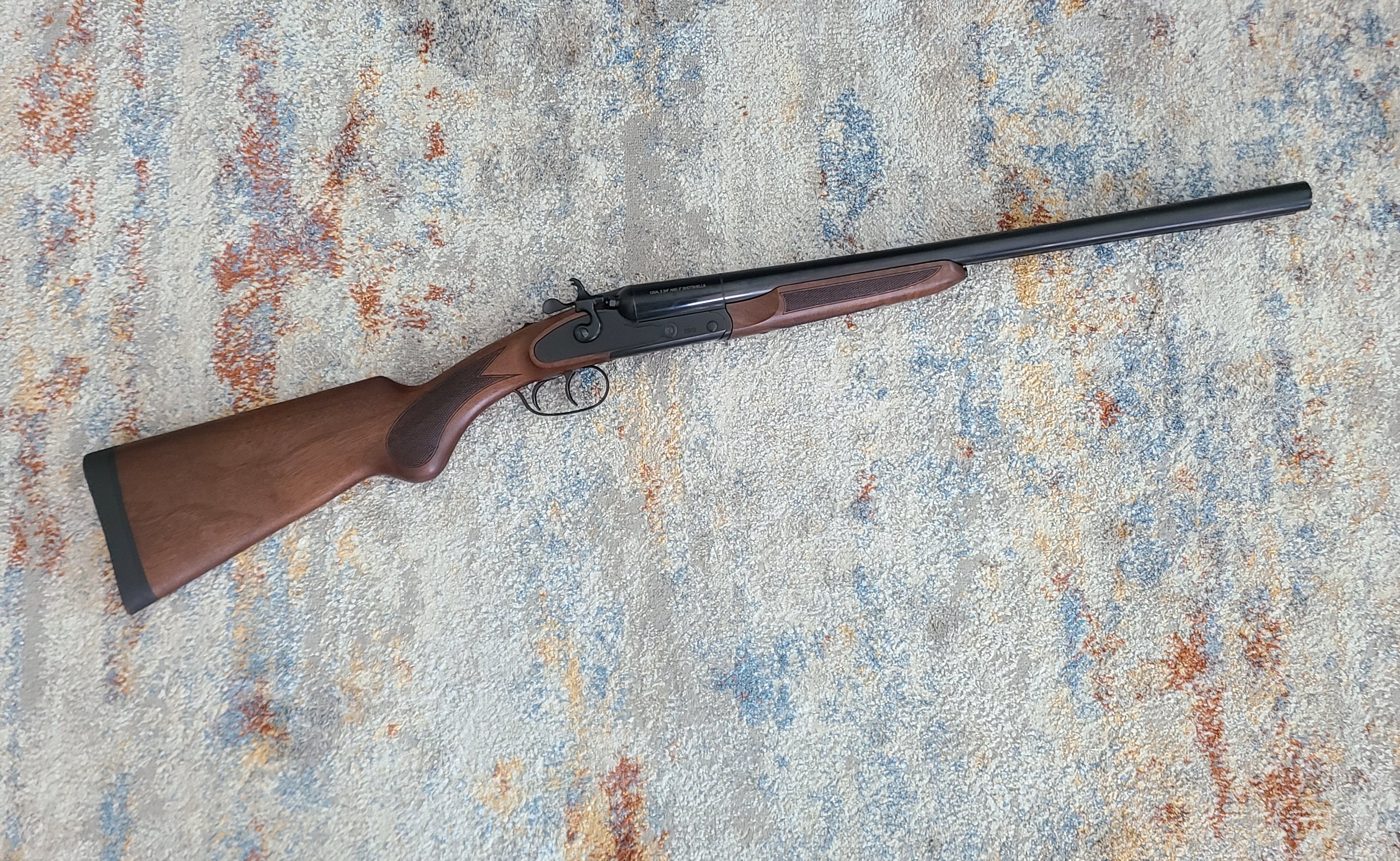 Photo of Double Barrell 12ga s/s Coachgun - External Hammer Dual Trigger - Stagecoach