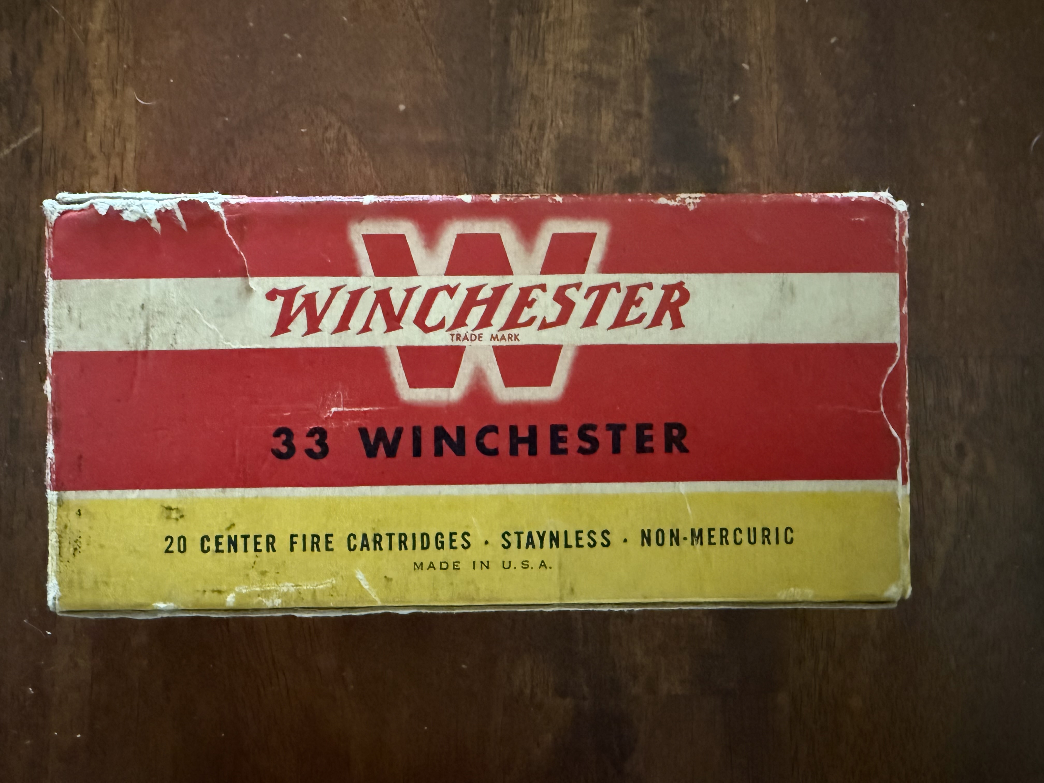 Photo of 33 Winchester - WRA - 200 Grain ammo