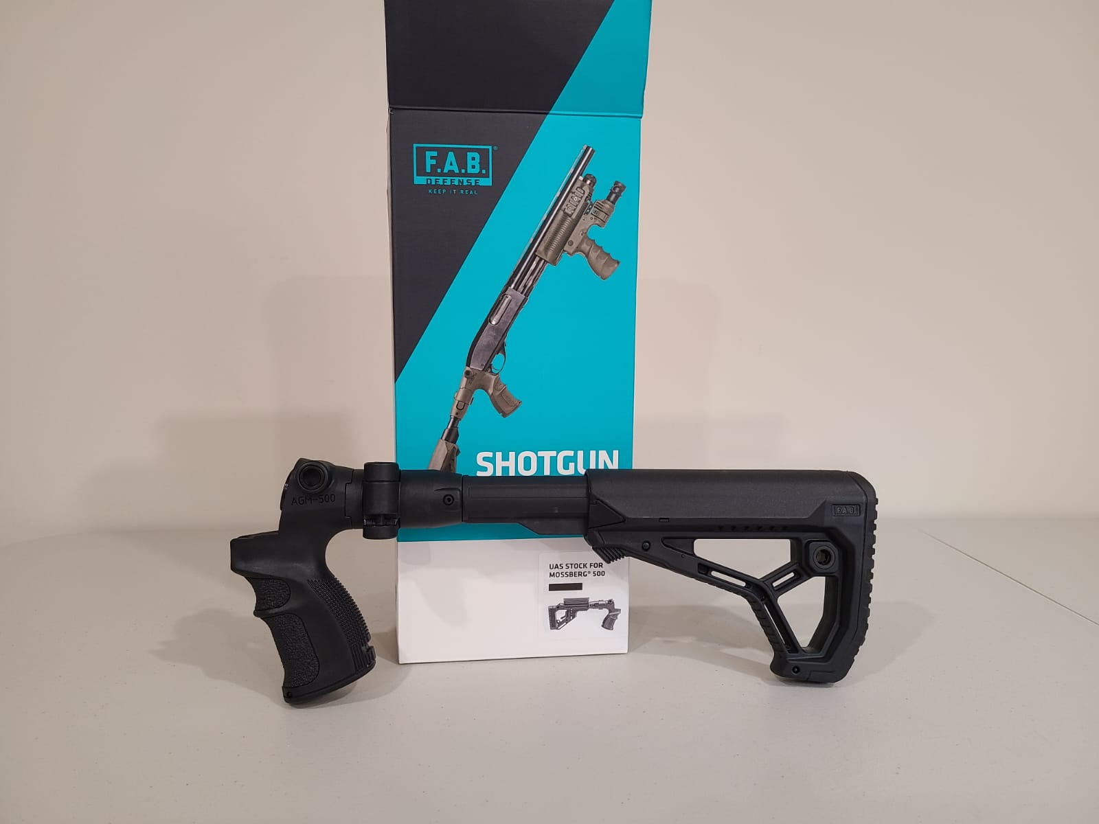 Photo of FAB Defense M4 Collapsible Folding stock for Mossberg 590, 500, Maverick 88, BNIB