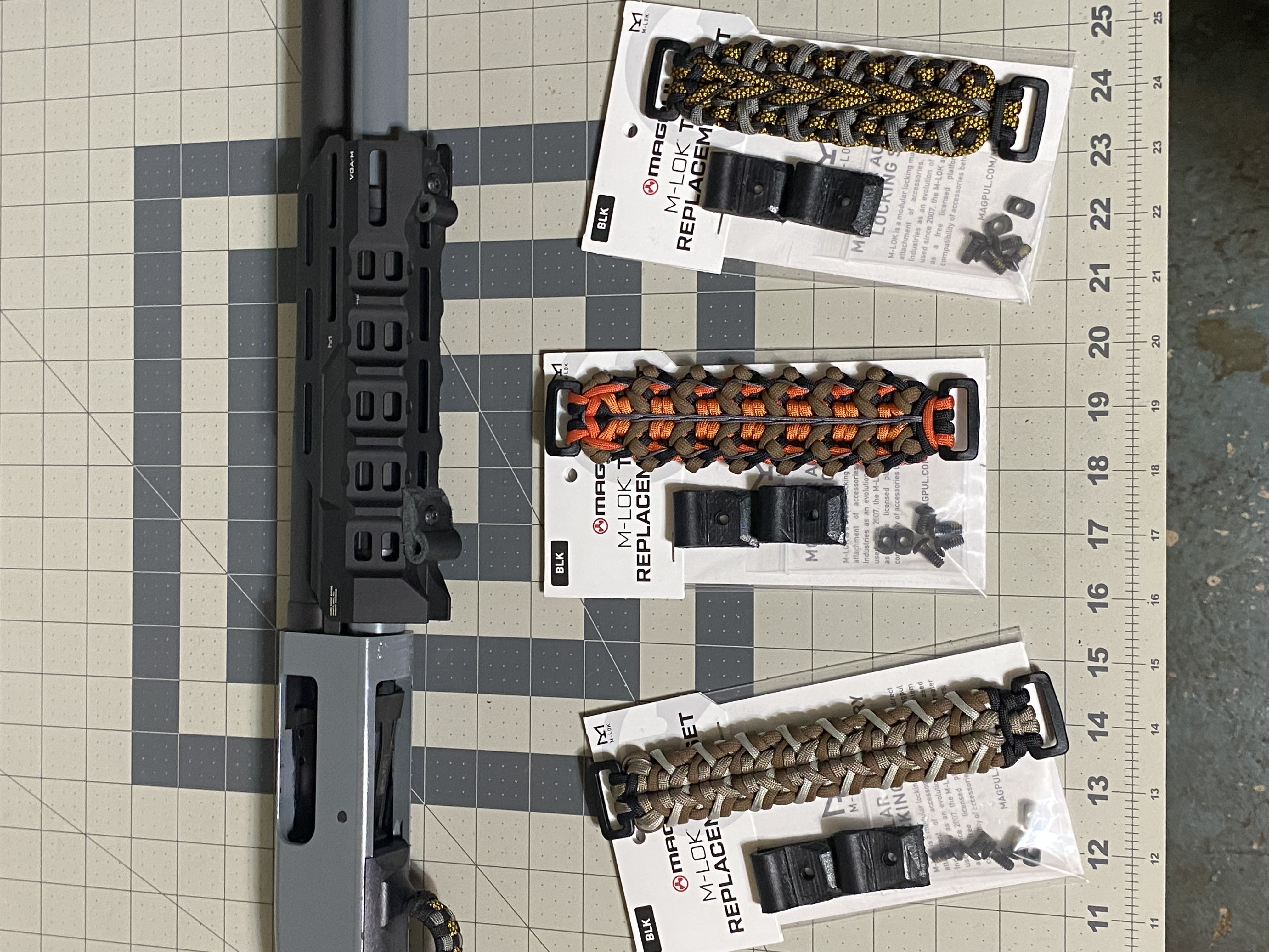 Photo of Custom M-Lok Forend Straps