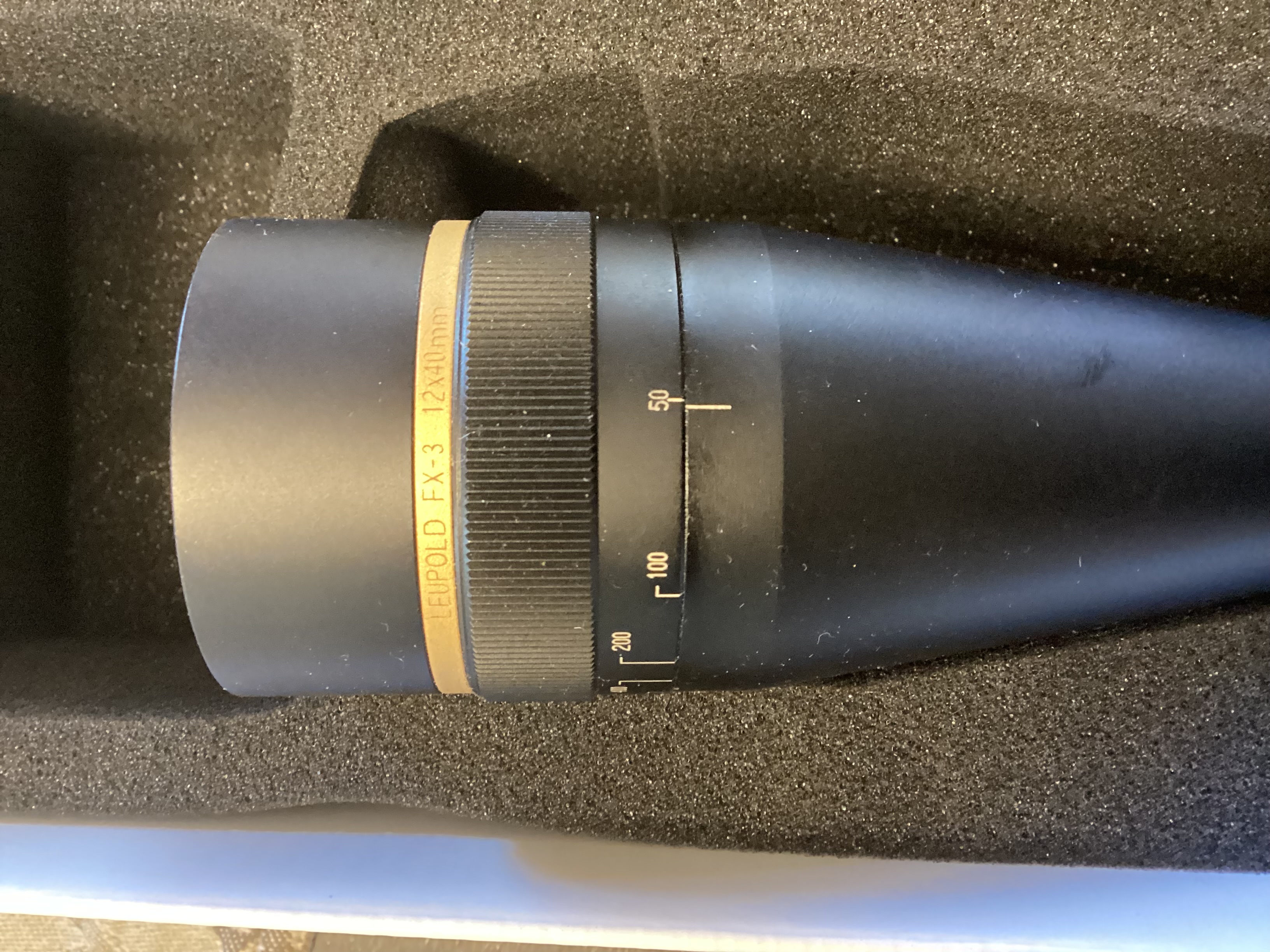 Photo of Leopold FX3 12 x 40 target scope
