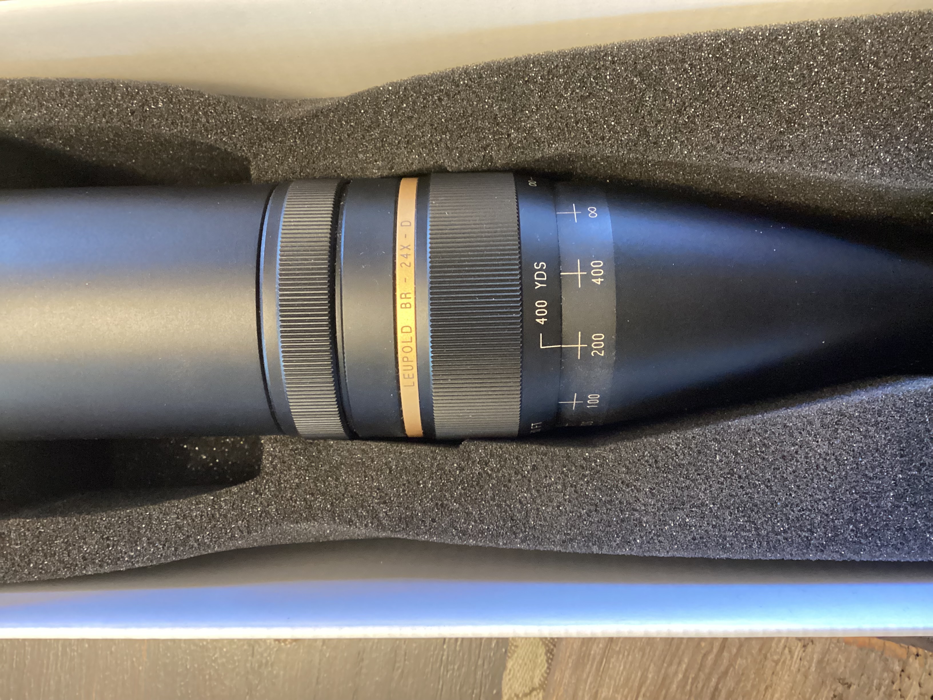 Photo of Leopold BR —24X—D target scope.