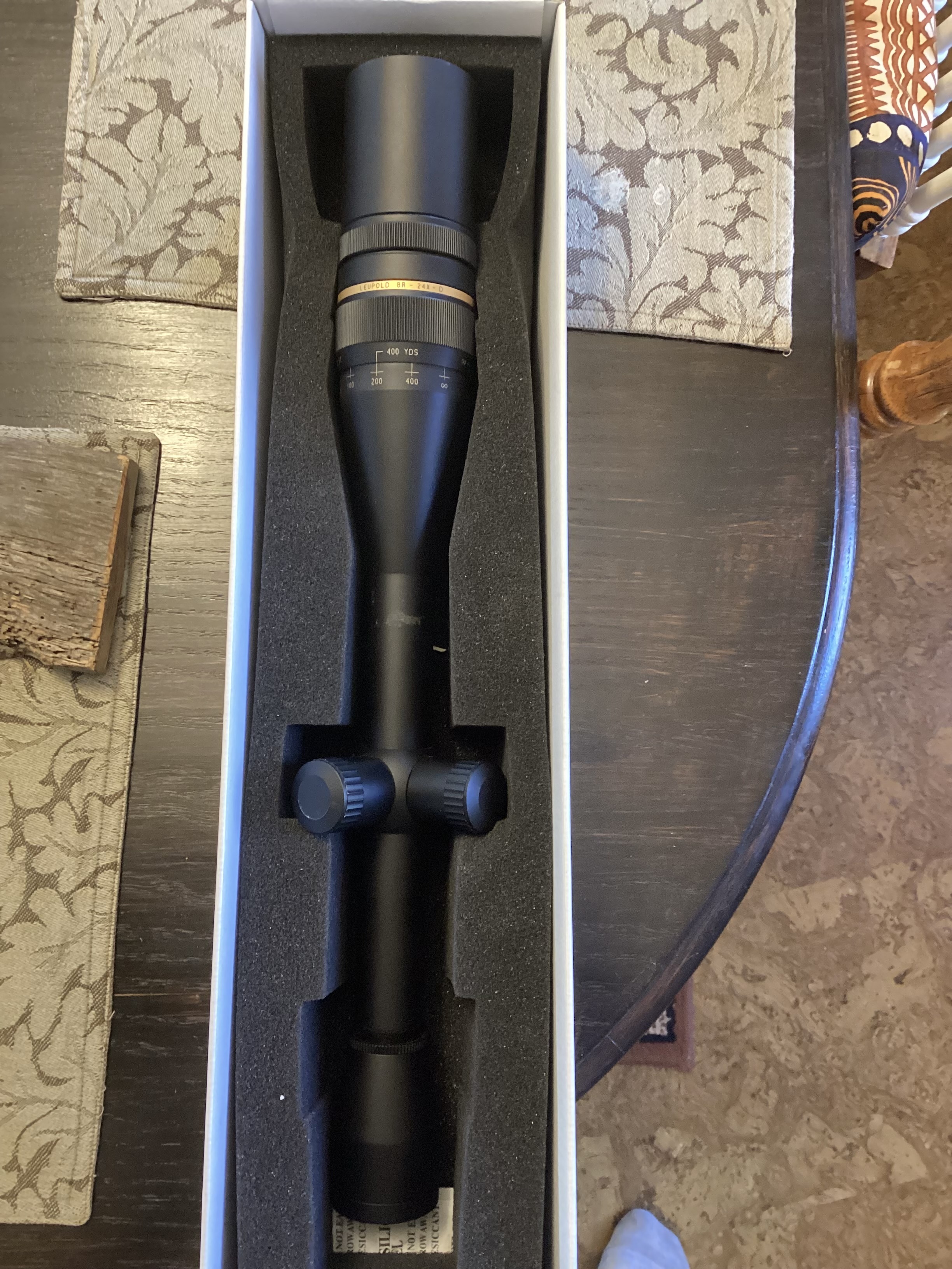 Photo of Leopold BR —24X—D target scope.