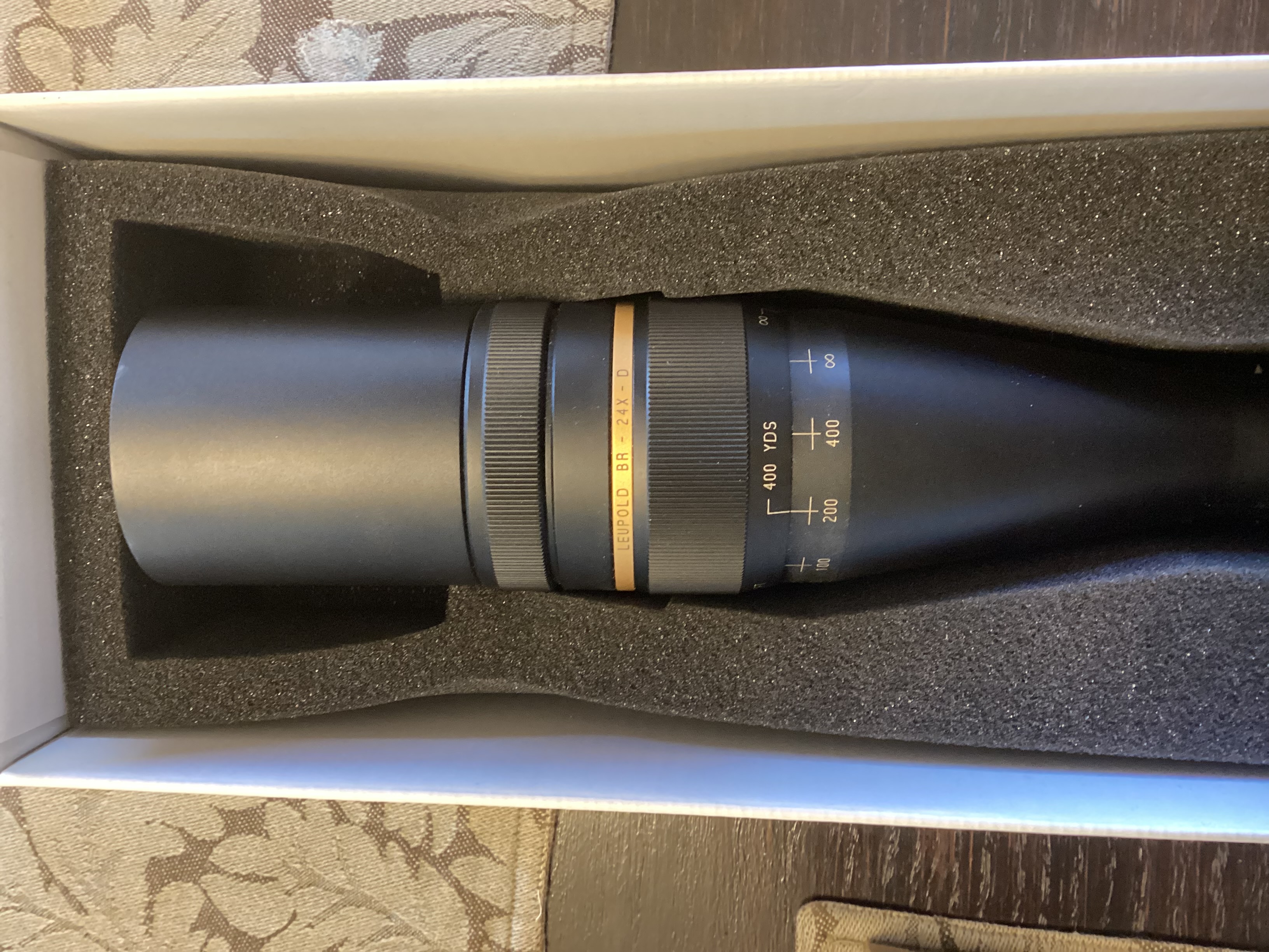 Photo of Leopold BR —24X—D target scope.