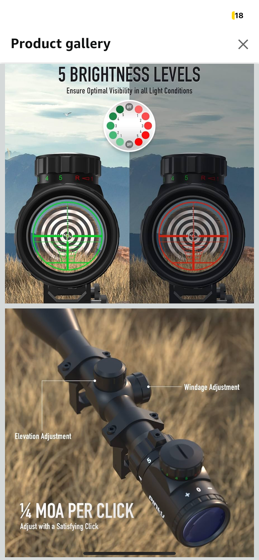 Photo of Crosman Full Auto R1 w/Red & Green Laser Scope