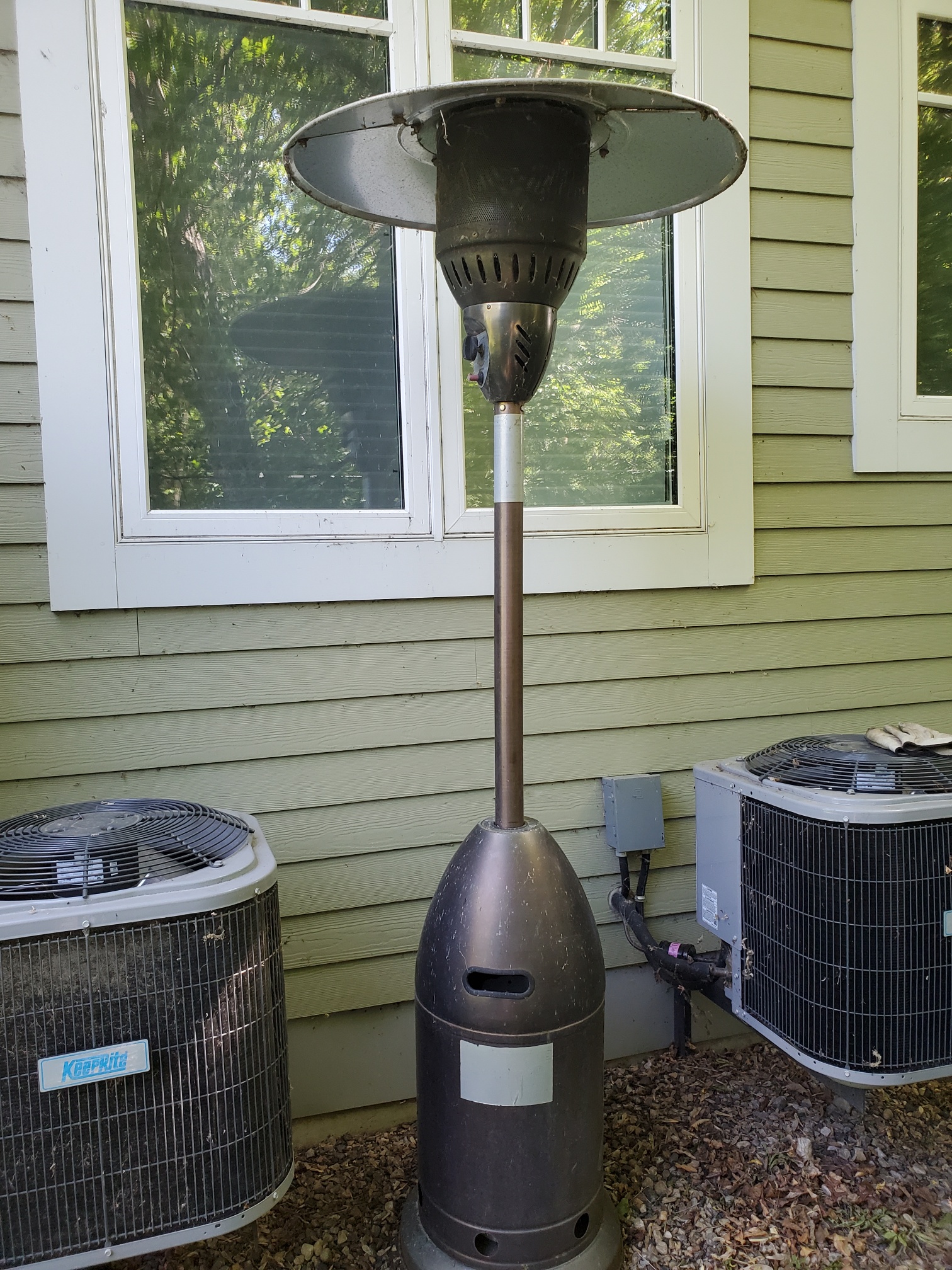 Photo of propane deck heater