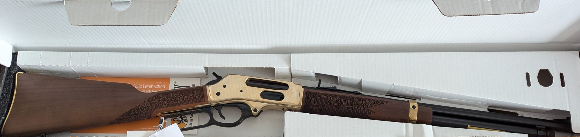 Photo of Henry Side Gate Brass in 45-70