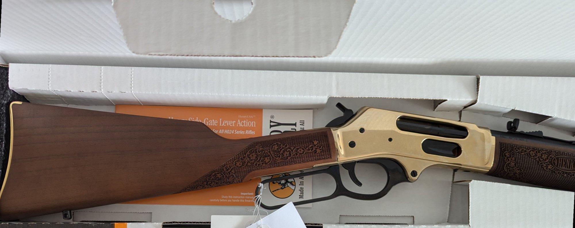 Photo of Henry Side Gate Brass in 45-70