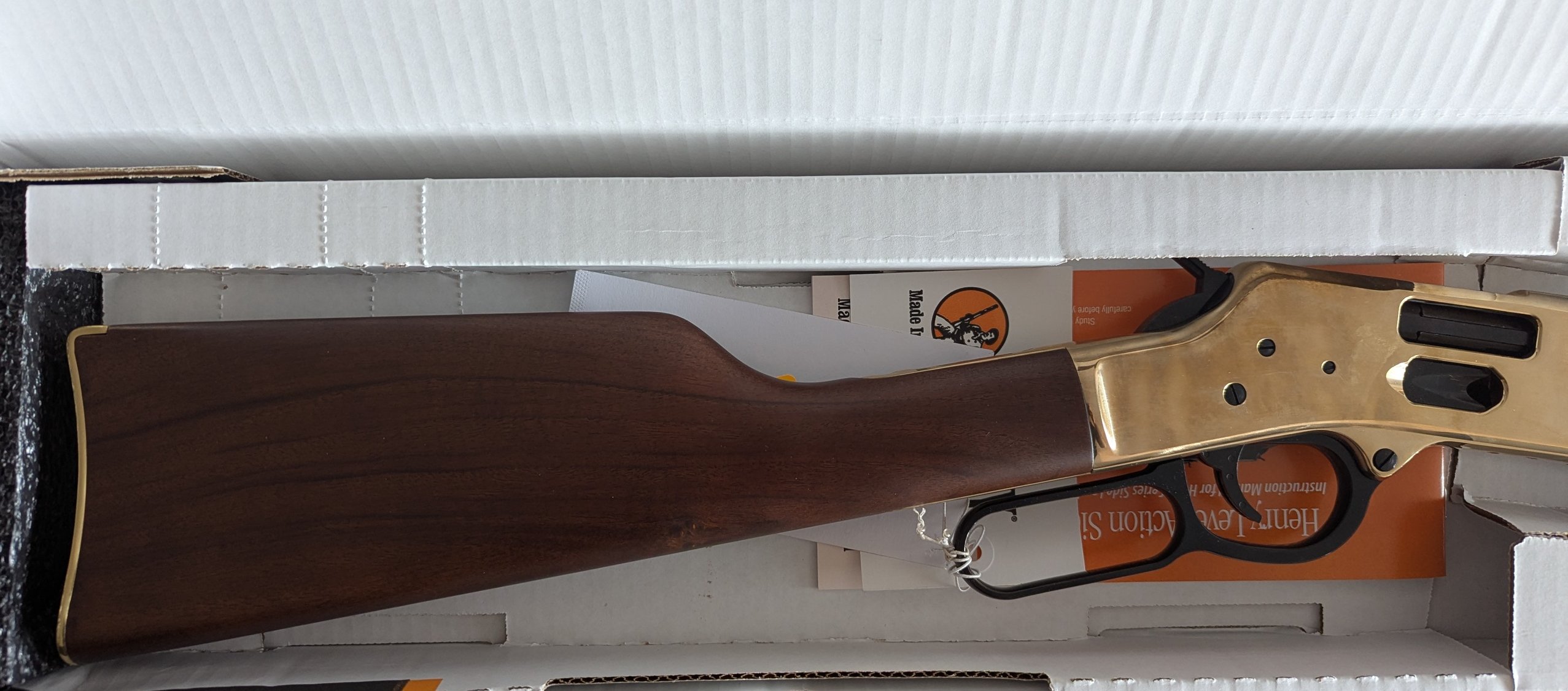 Photo of Henry Big Boy Brass in 44 Mag / 44 Special with Octagon Barrel