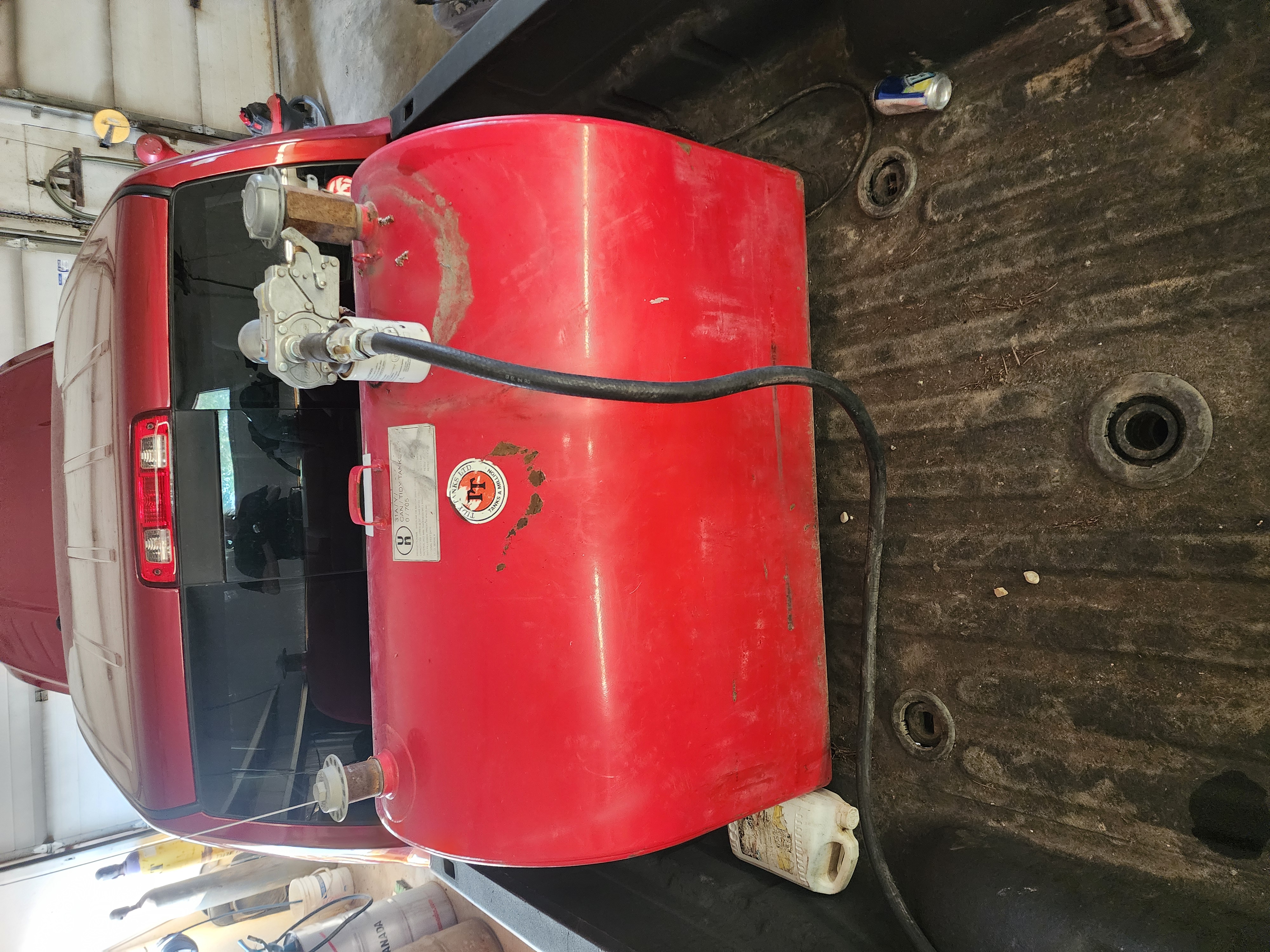 Photo of 590L Tidy tank and GPI pump