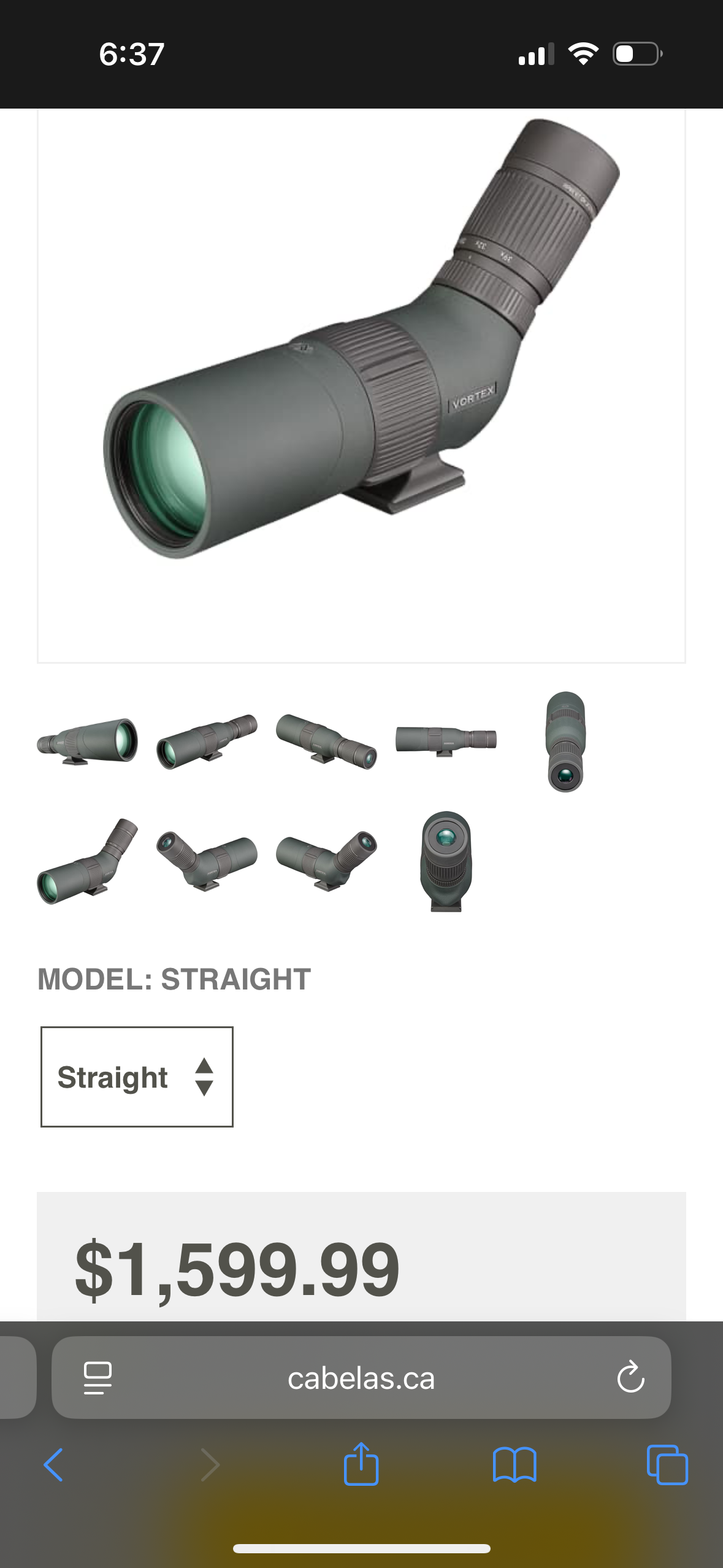 Photo of Vortex razor hd spotting scope 13-39x56 new in box