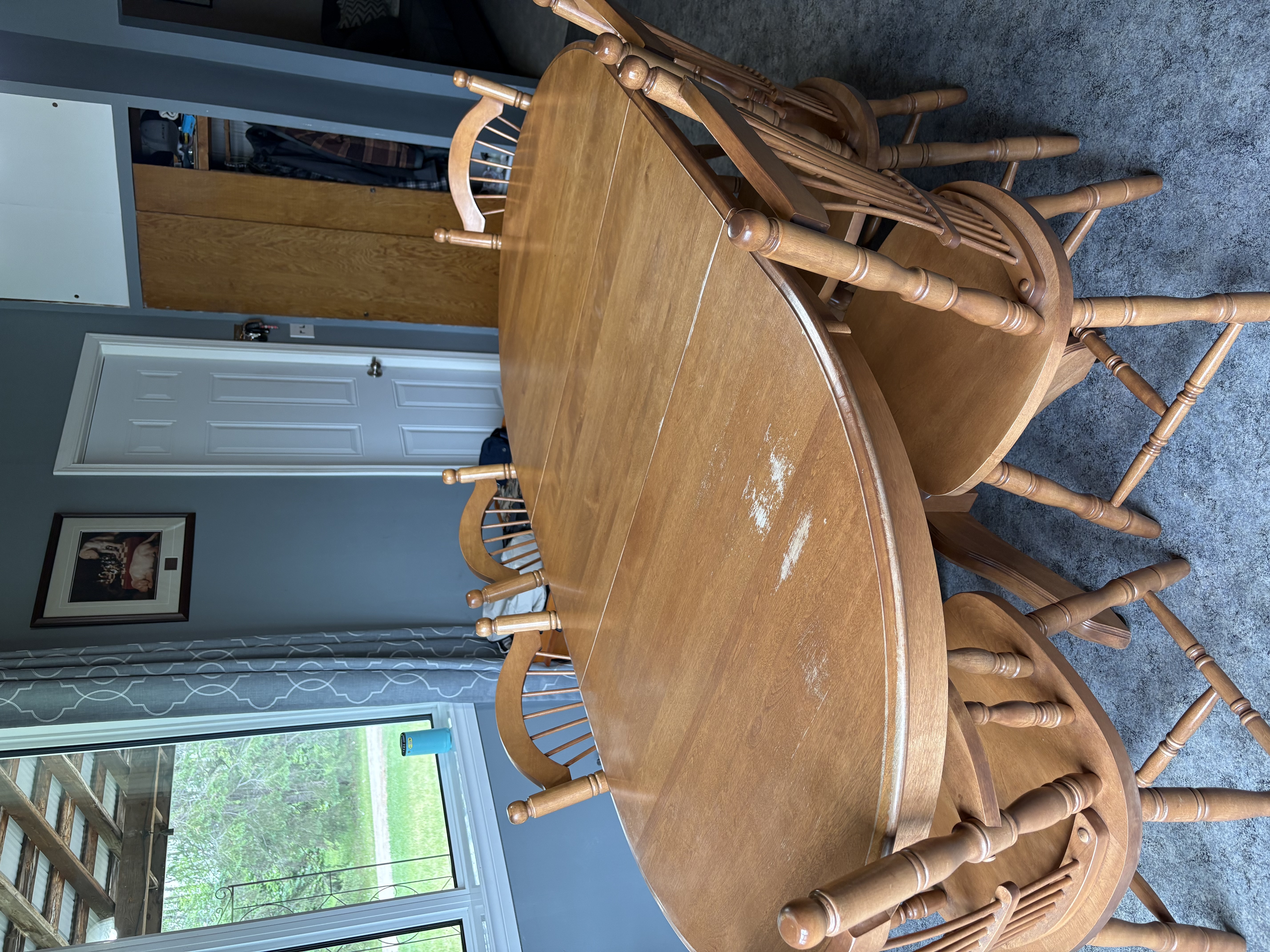 Photo of Dining Room Table and Chairs 