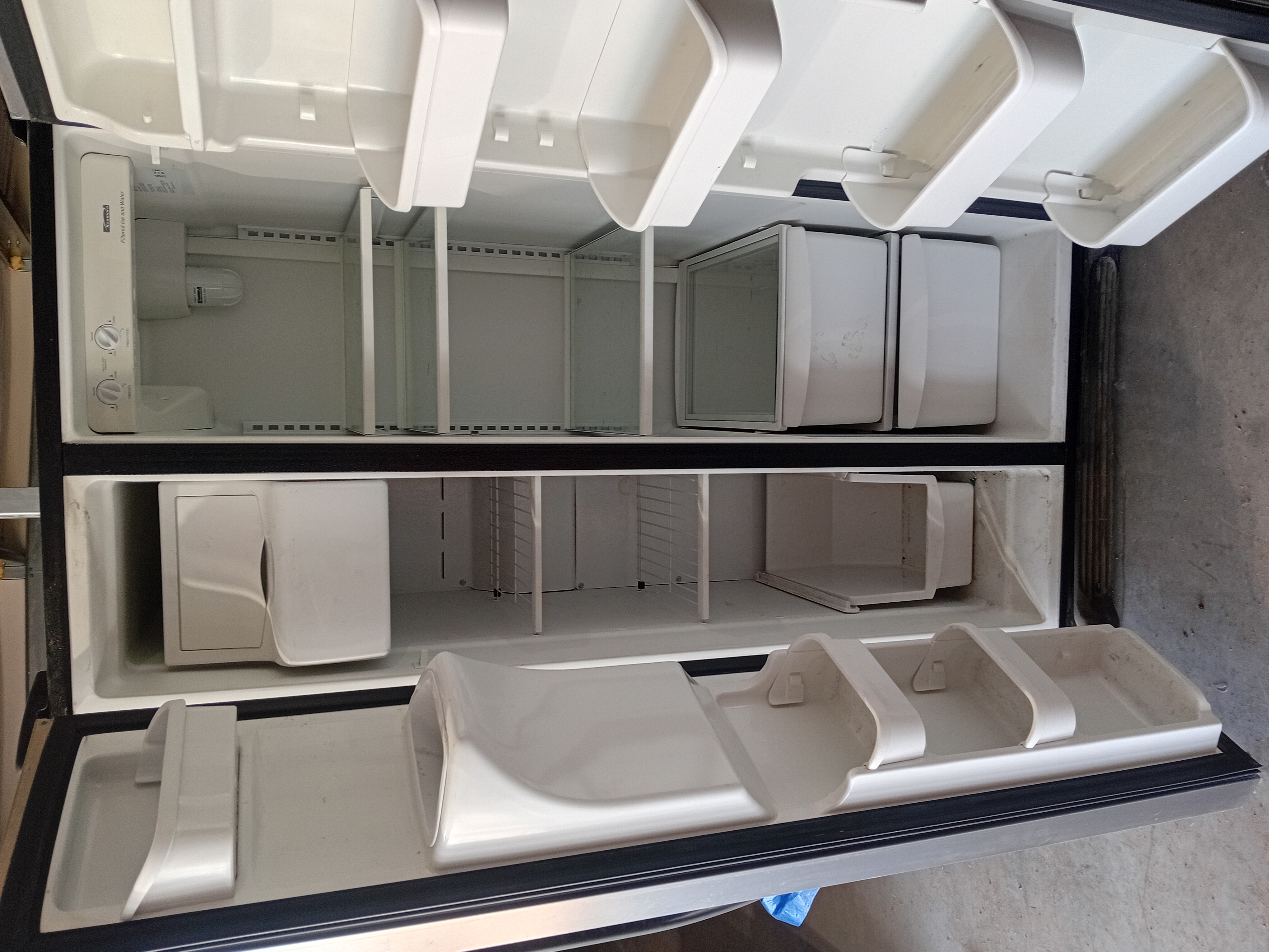 Photo of Silver & Black Fridge