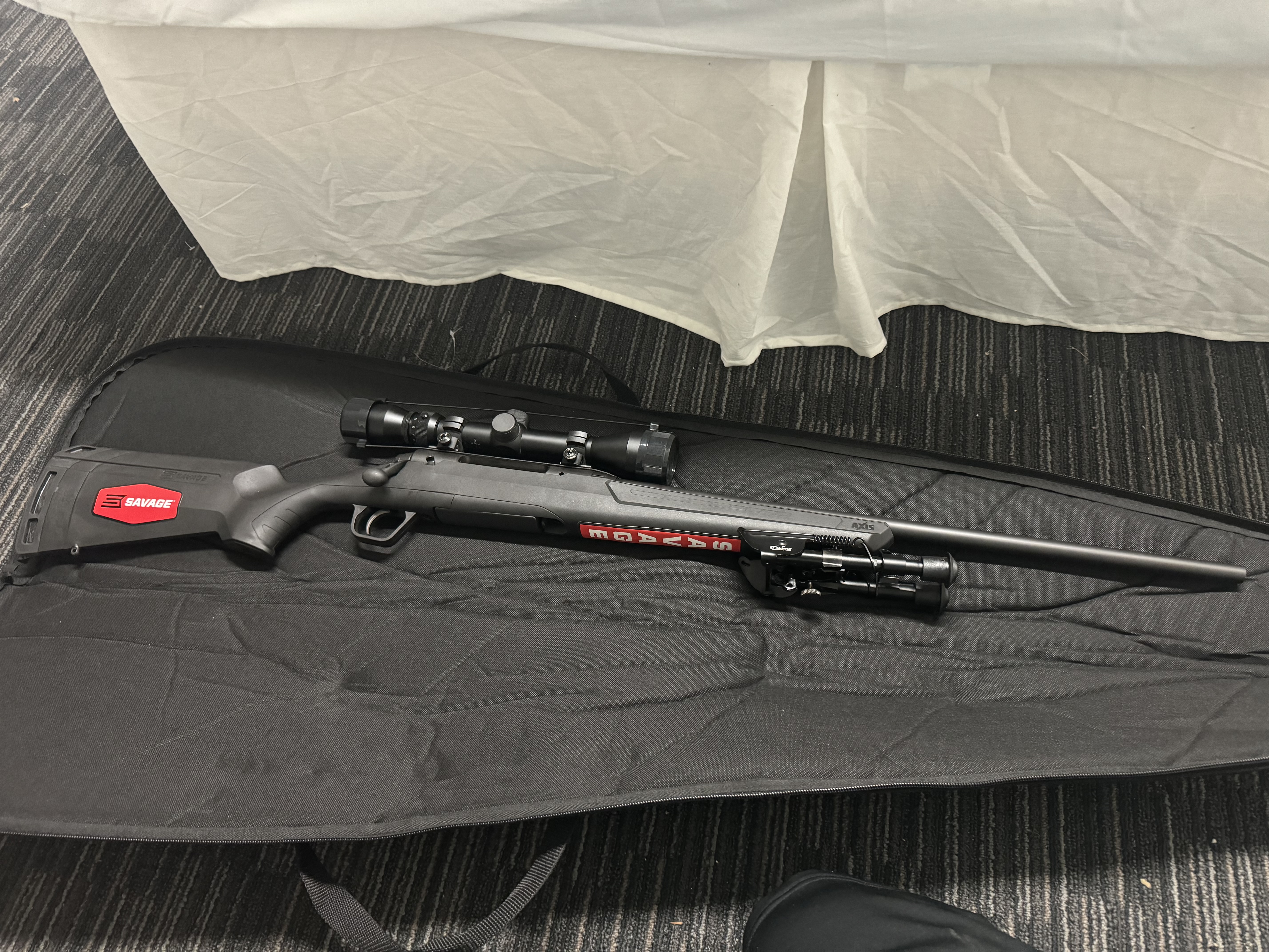 Photo of Savage axis 25-06 with scope and bipod
