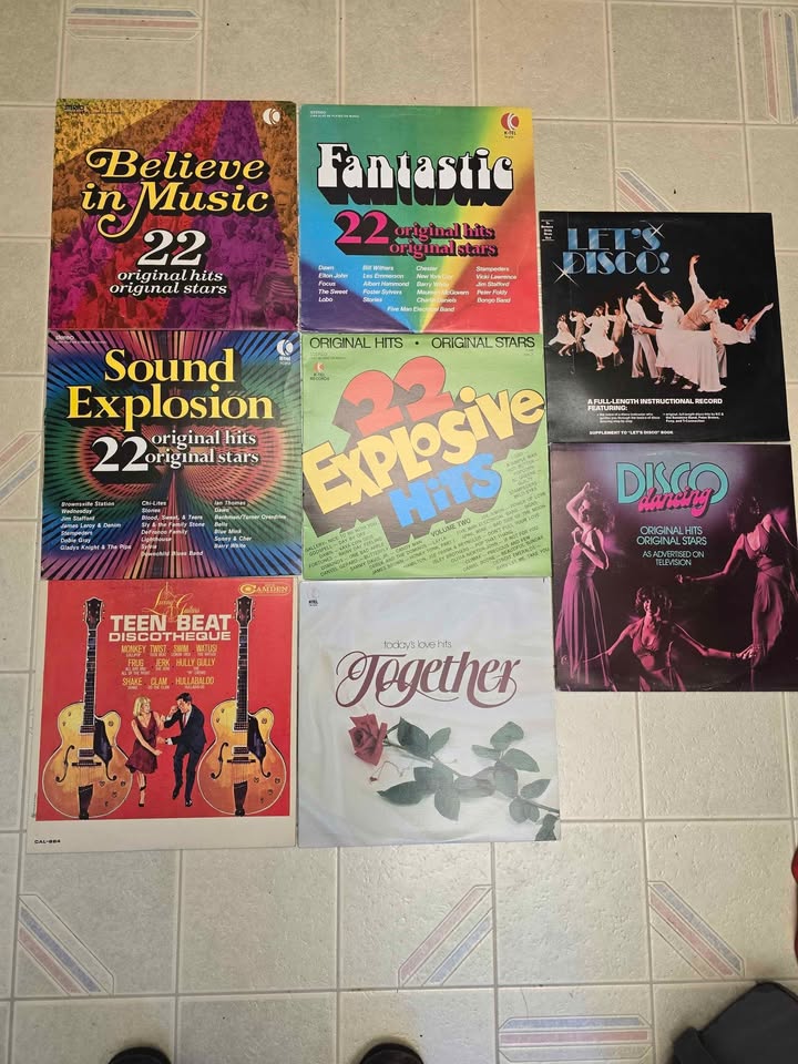 Photo of 70s Records K-tel Original Hits, Love Hits, Disco