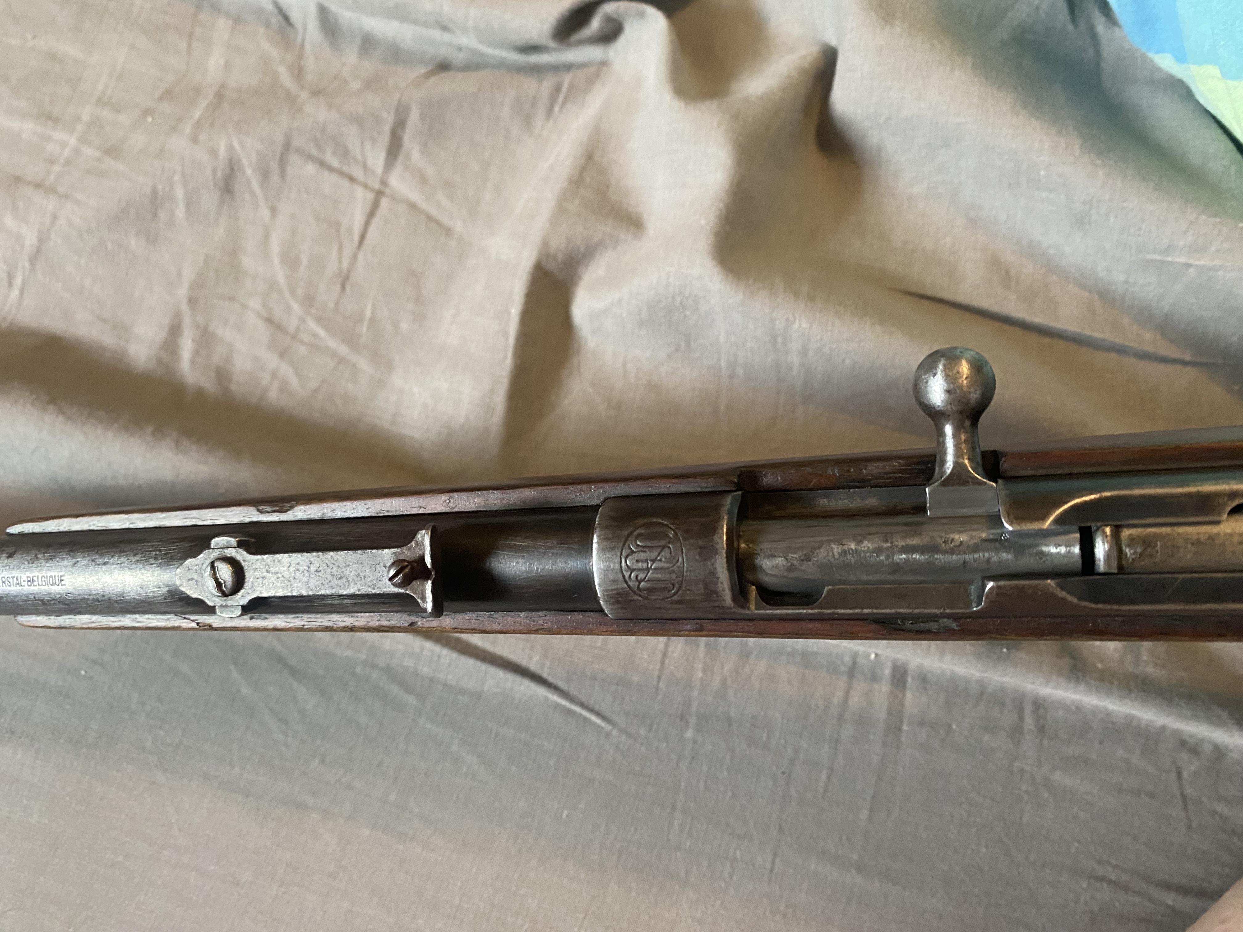 Photo of FN m1912 single shot rifle 