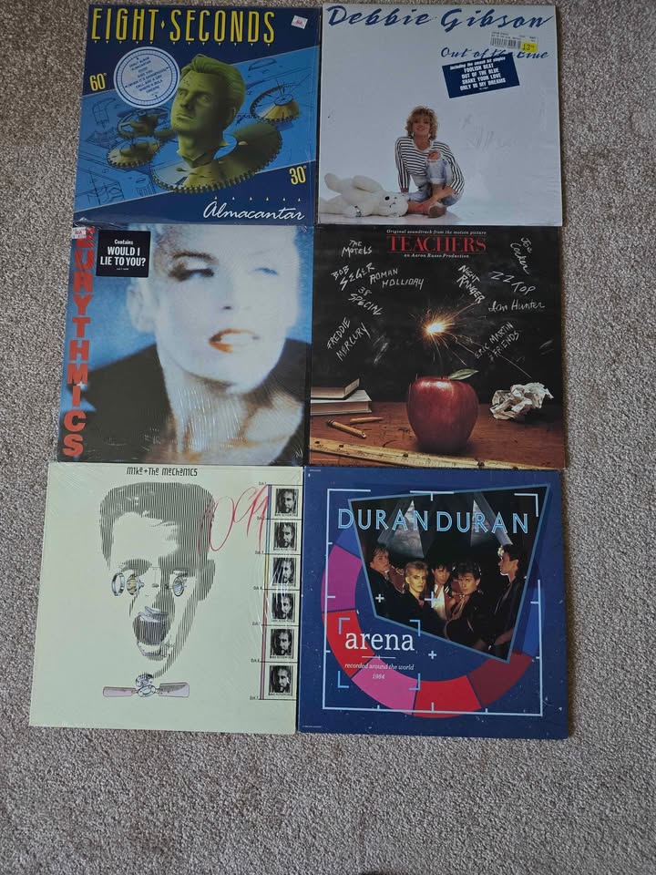 Photo of Vinyl LP Records MIKE + THE MECHANIC, EURYTHMICS