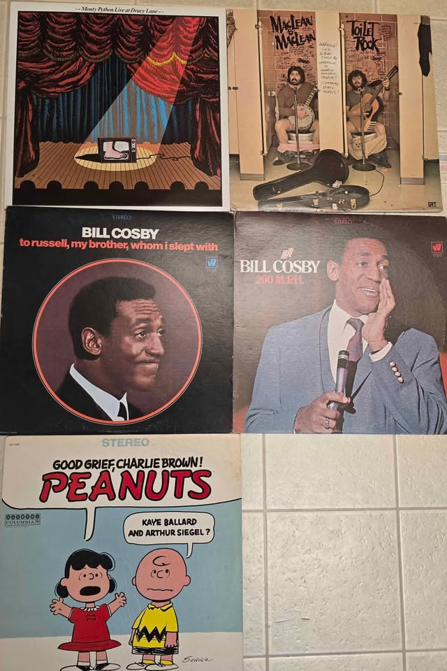 Photo of Rare Comedy Records- Monty Python, Maclean & Maclean, Bill Cosby, Peanuts
